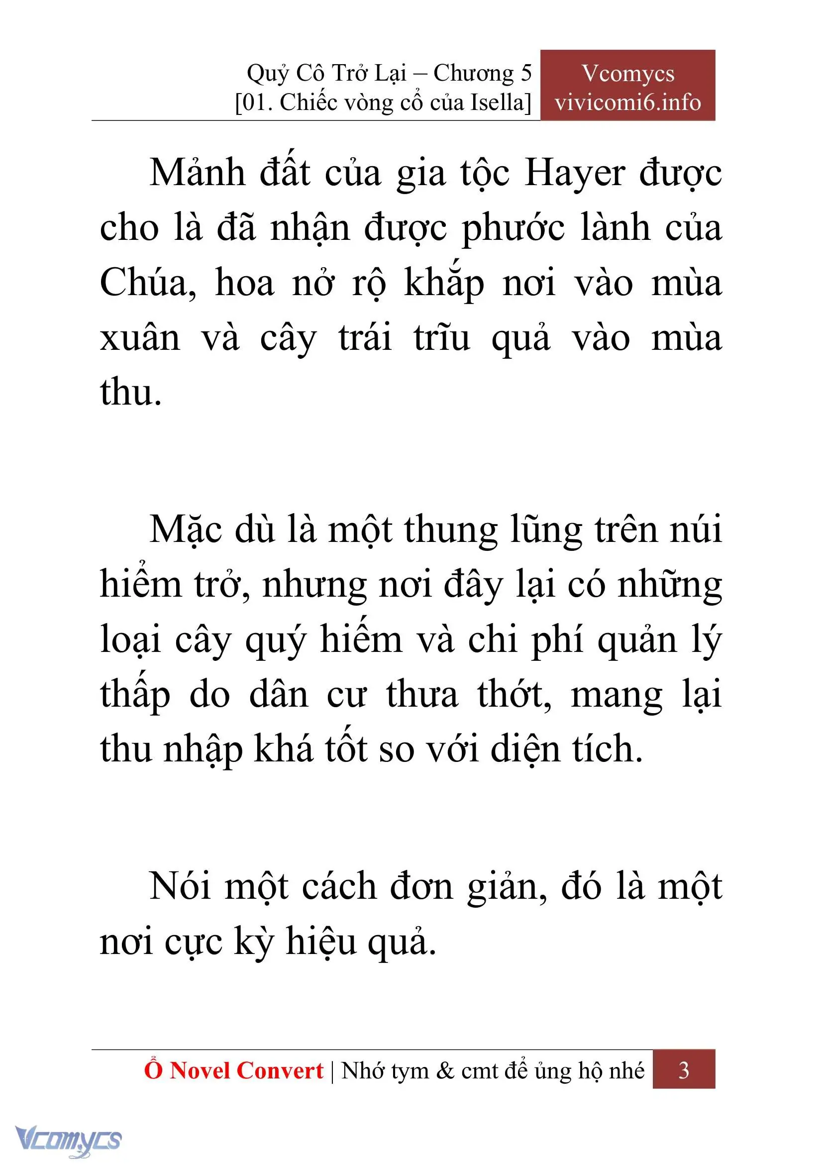 [Novel] Quý Cô Trở Lại Chapter 5 - Trang 6