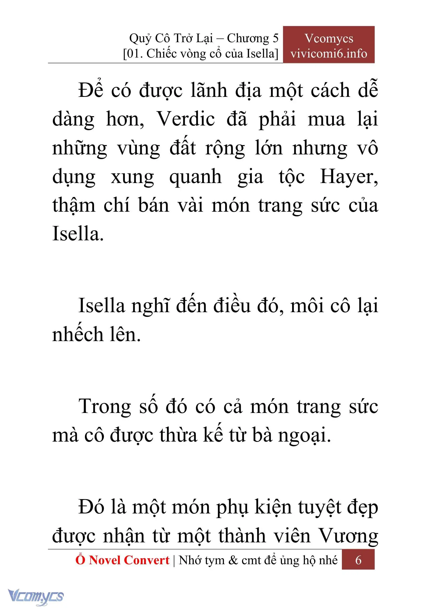 [Novel] Quý Cô Trở Lại Chapter 5 - Trang 9