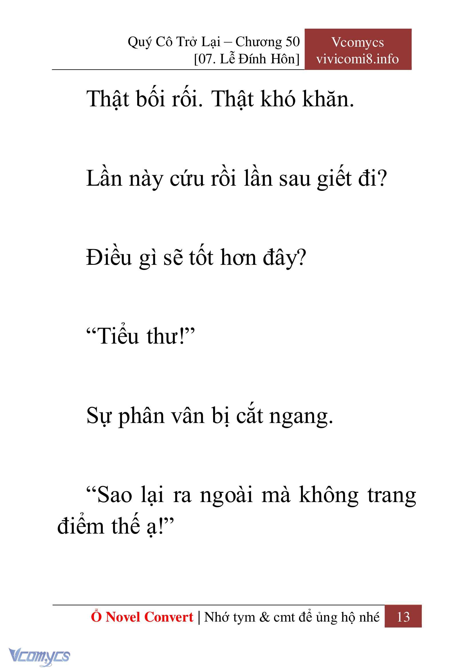 [Novel] Quý Cô Trở Lại Chapter 50 - Trang 16