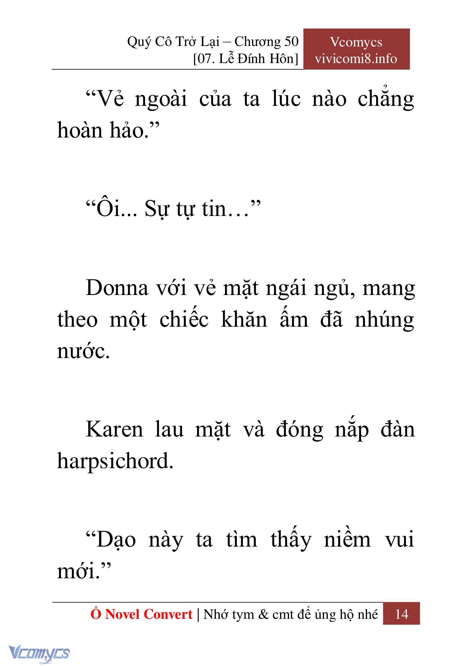 [Novel] Quý Cô Trở Lại Chapter 50 - Trang 17