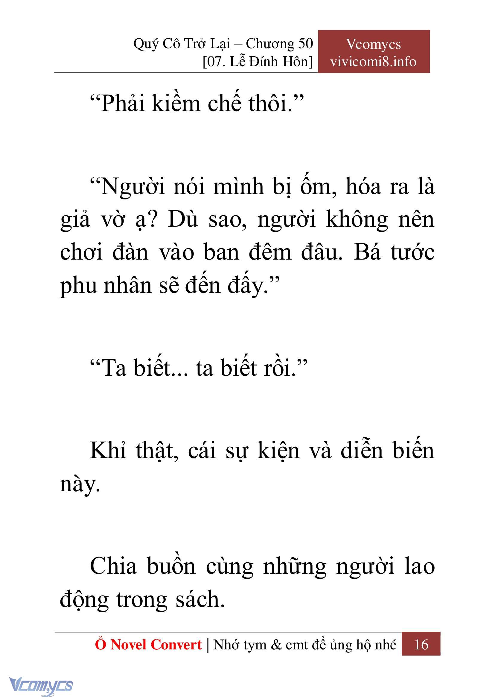 [Novel] Quý Cô Trở Lại Chapter 50 - Trang 19