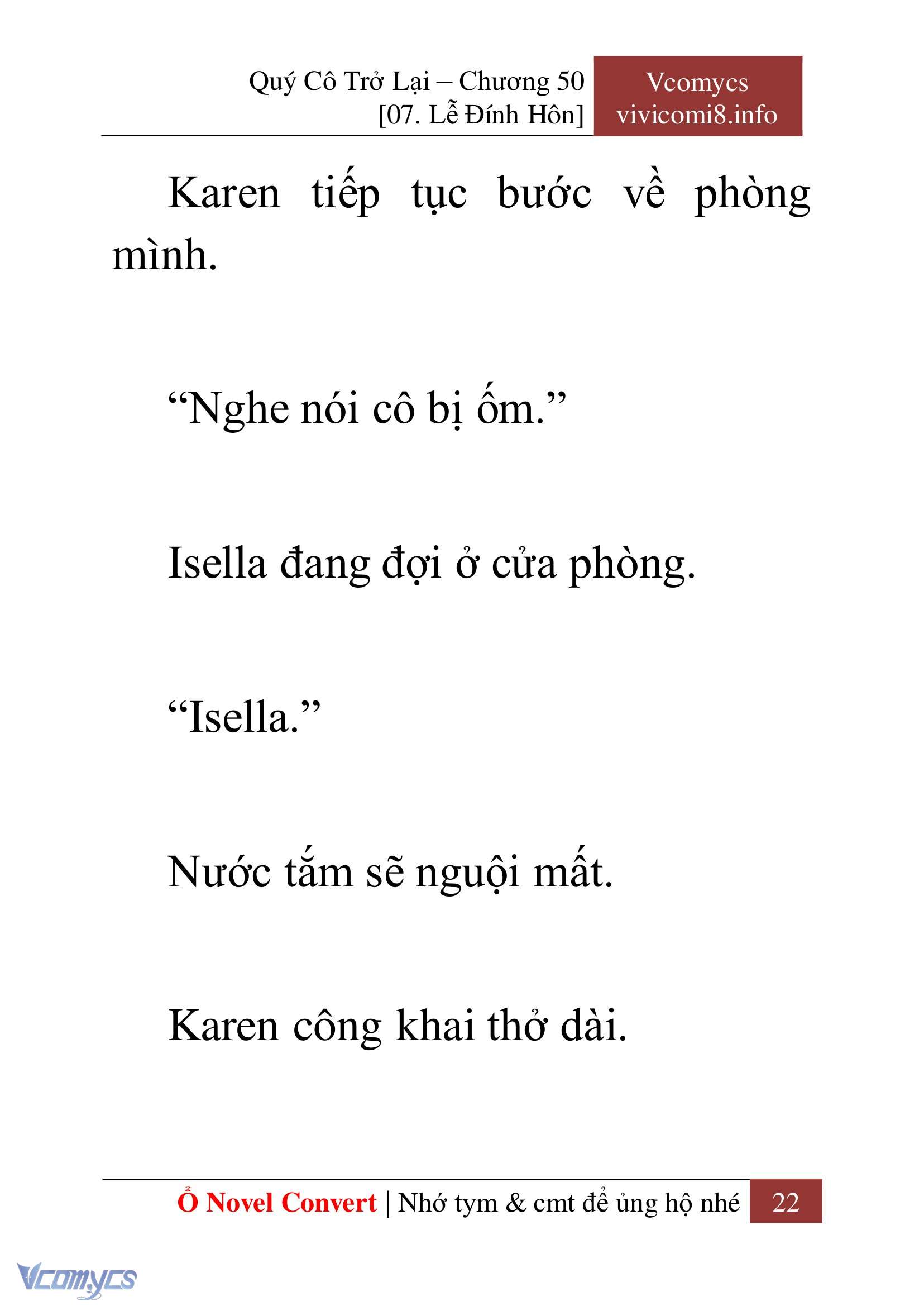 [Novel] Quý Cô Trở Lại Chapter 50 - Trang 25