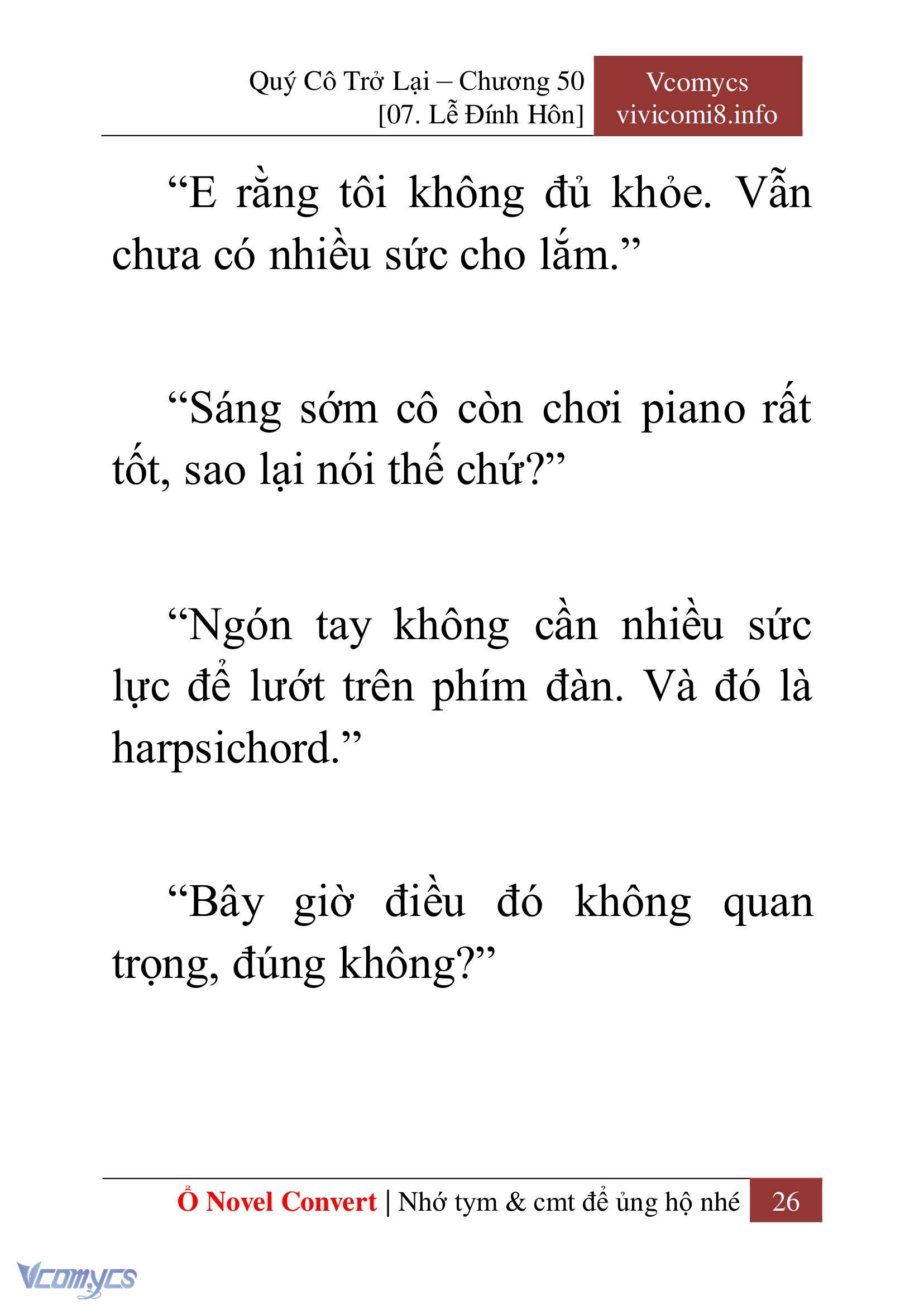 [Novel] Quý Cô Trở Lại Chapter 50 - Trang 29
