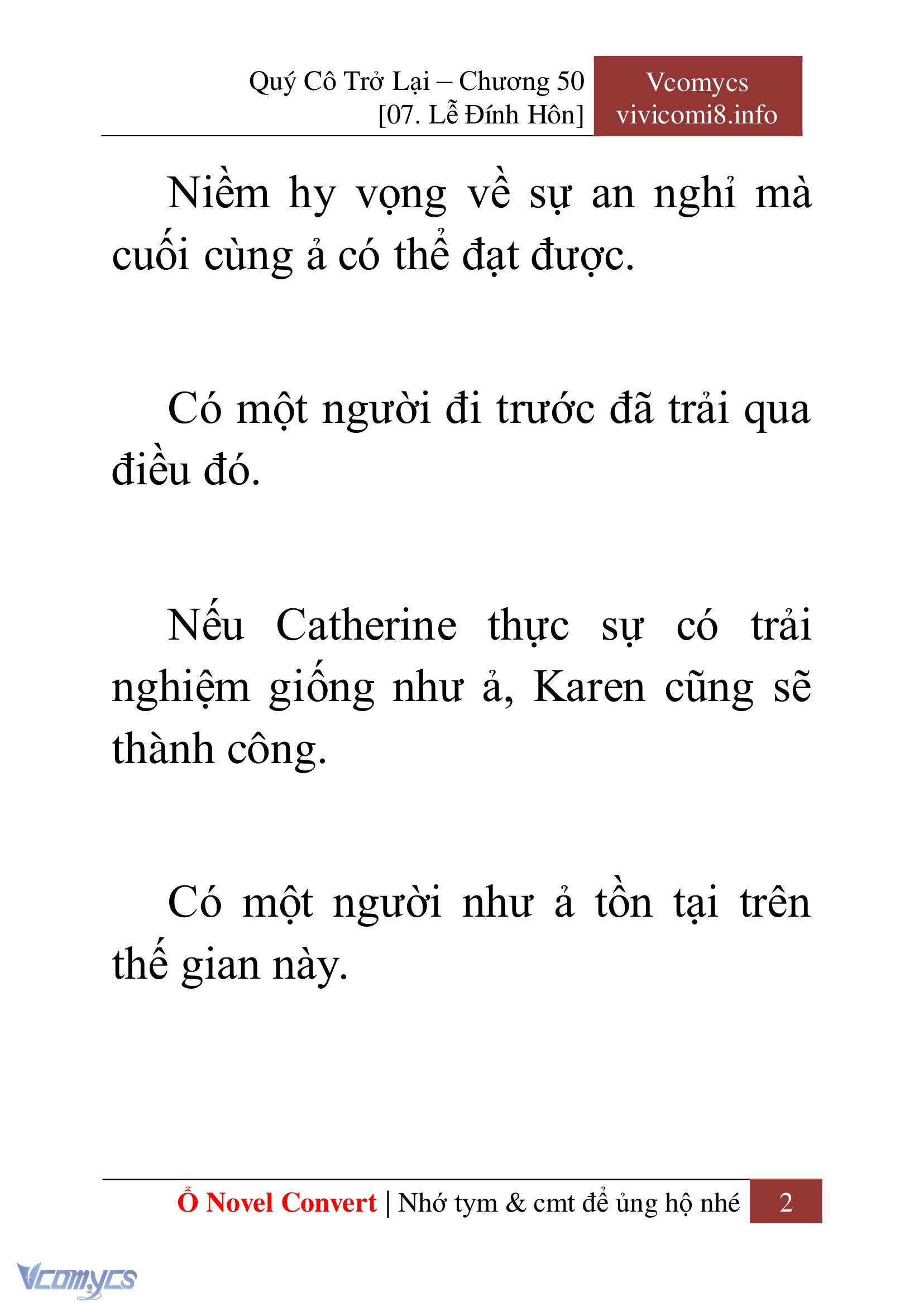 [Novel] Quý Cô Trở Lại Chapter 50 - Trang 5