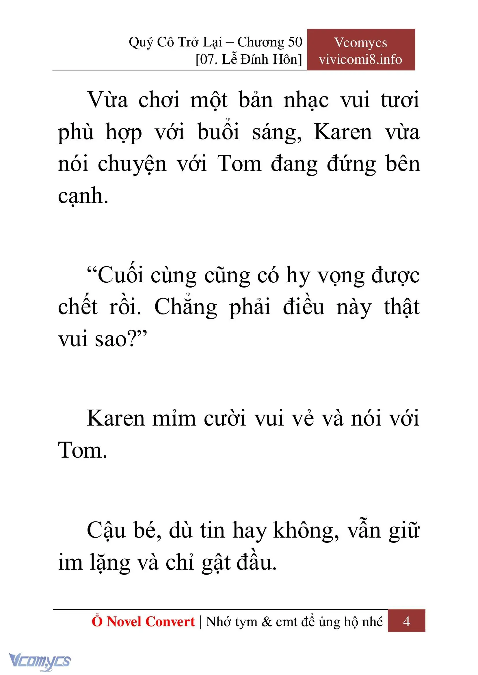 [Novel] Quý Cô Trở Lại Chapter 50 - Trang 7
