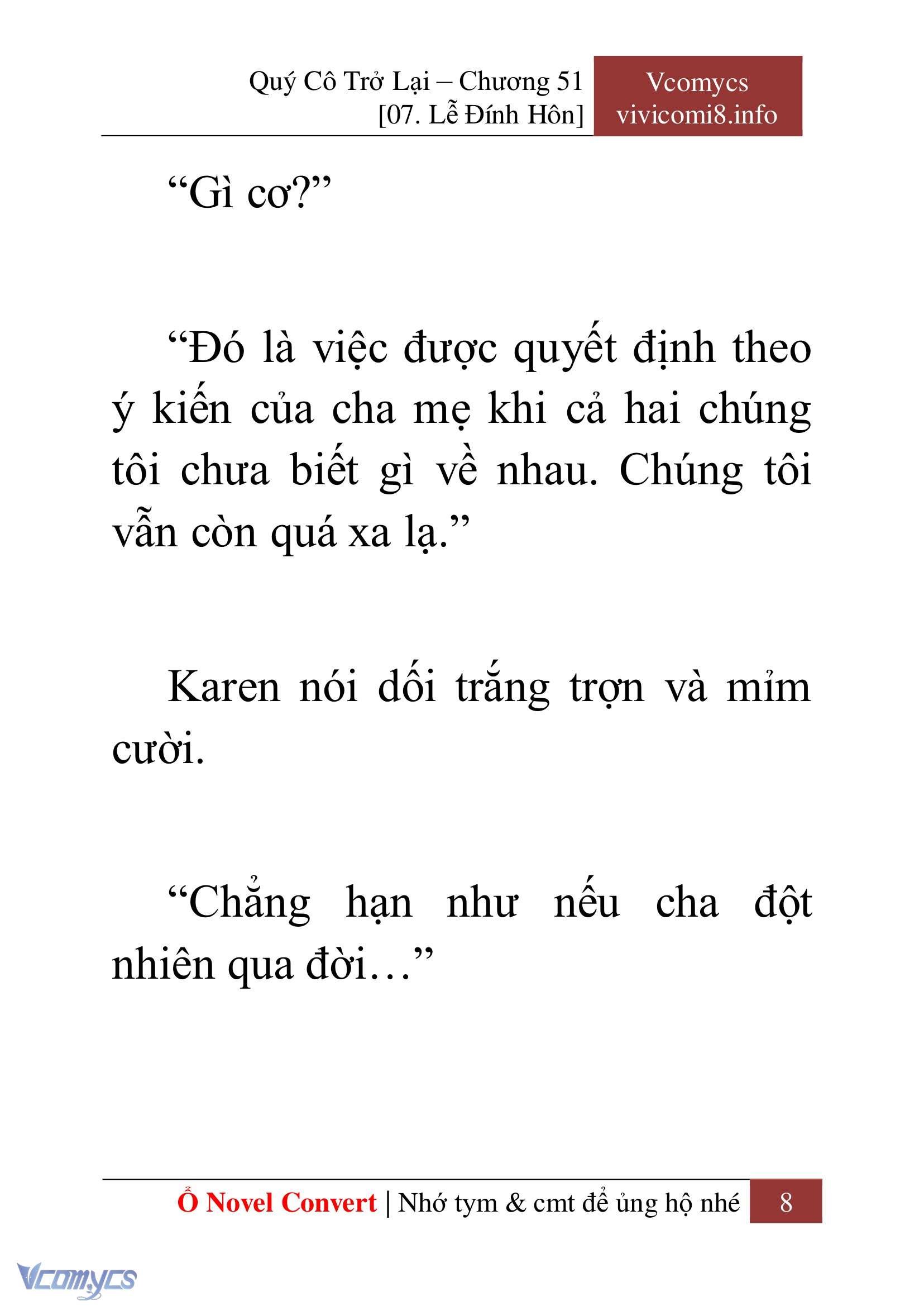 [Novel] Quý Cô Trở Lại Chapter 51 - Trang 11