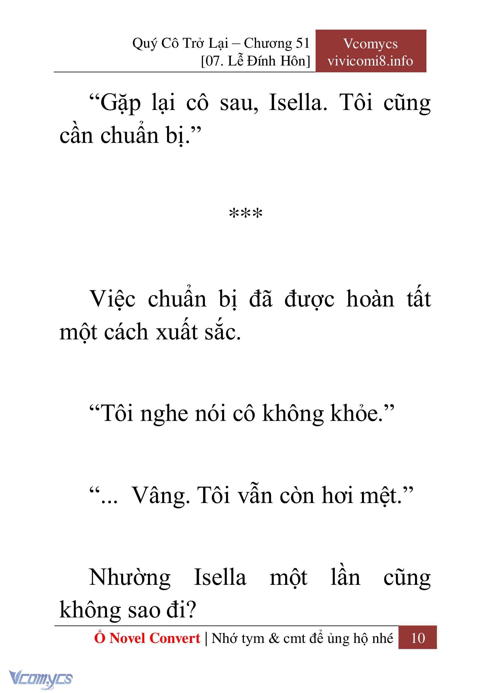 [Novel] Quý Cô Trở Lại Chapter 51 - Trang 13