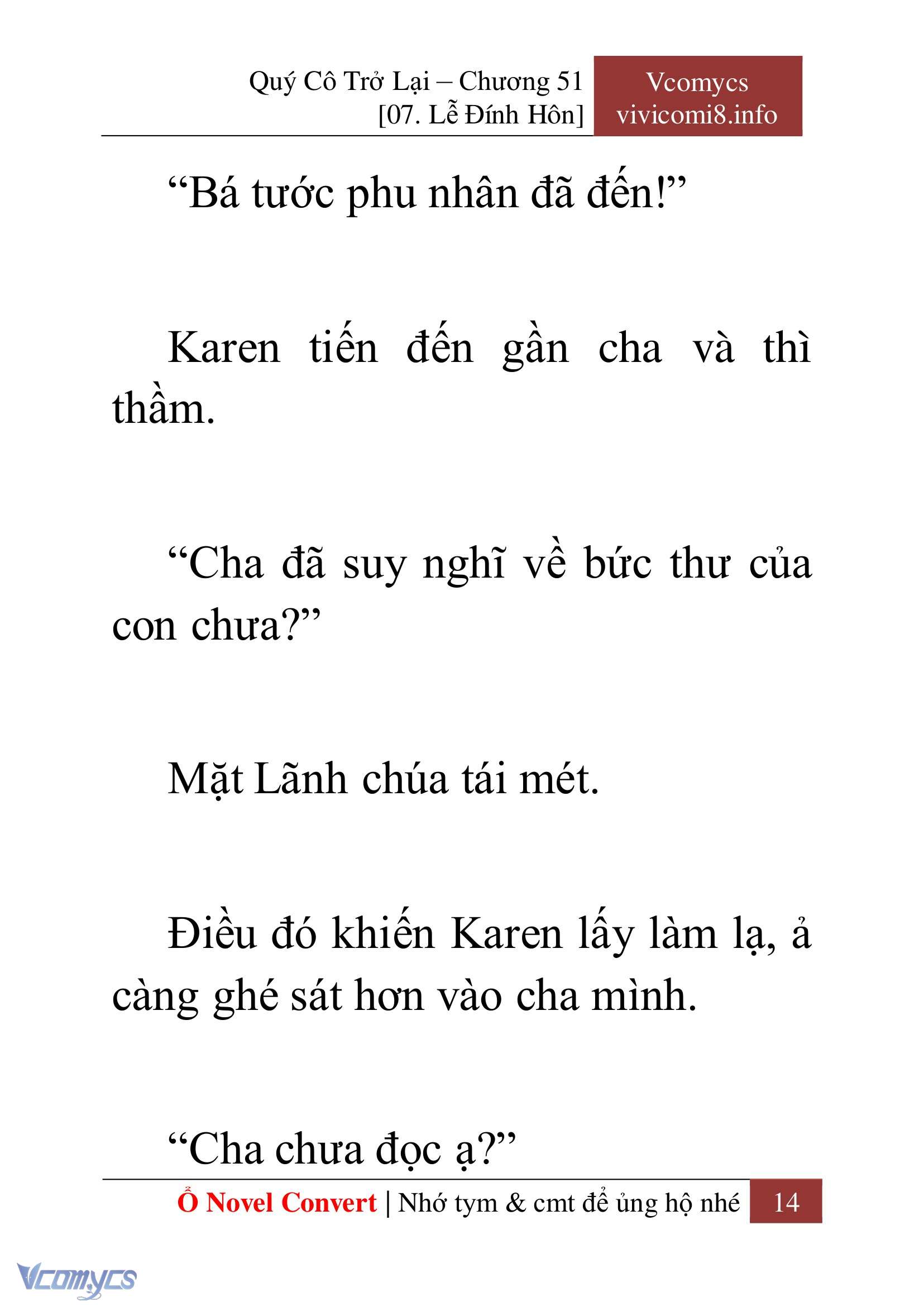 [Novel] Quý Cô Trở Lại Chapter 51 - Trang 17