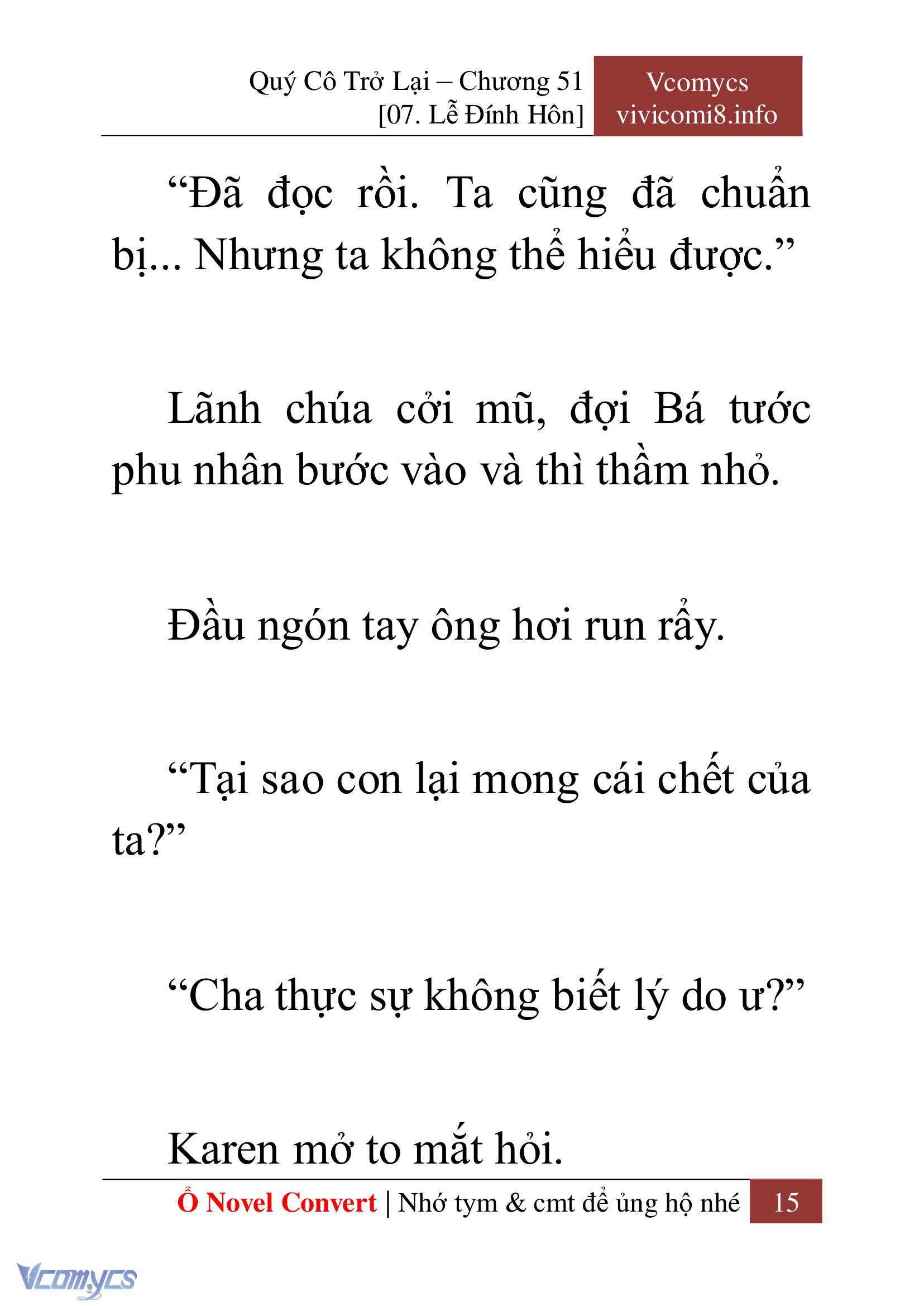 [Novel] Quý Cô Trở Lại Chapter 51 - Trang 18