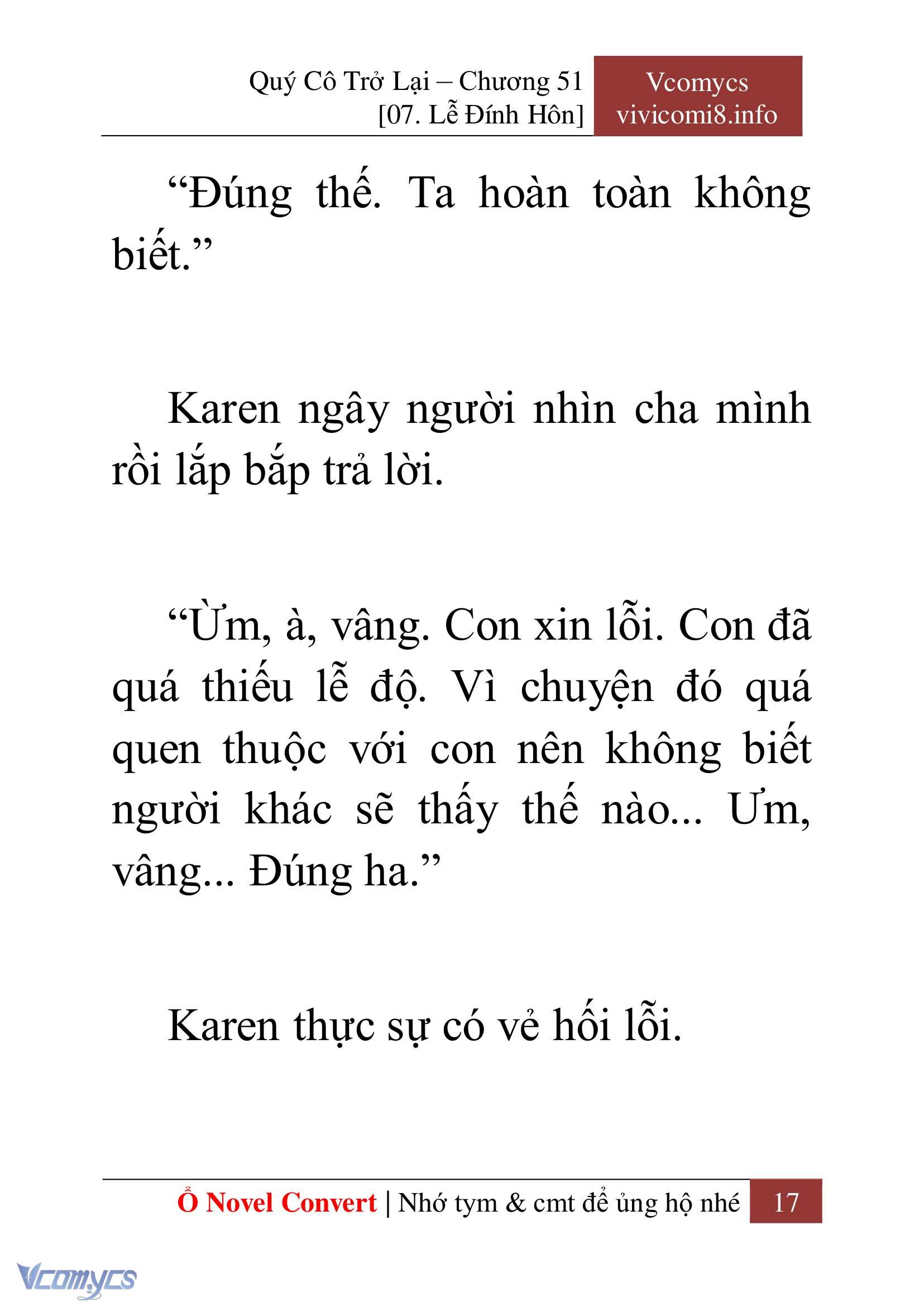 [Novel] Quý Cô Trở Lại Chapter 51 - Trang 20