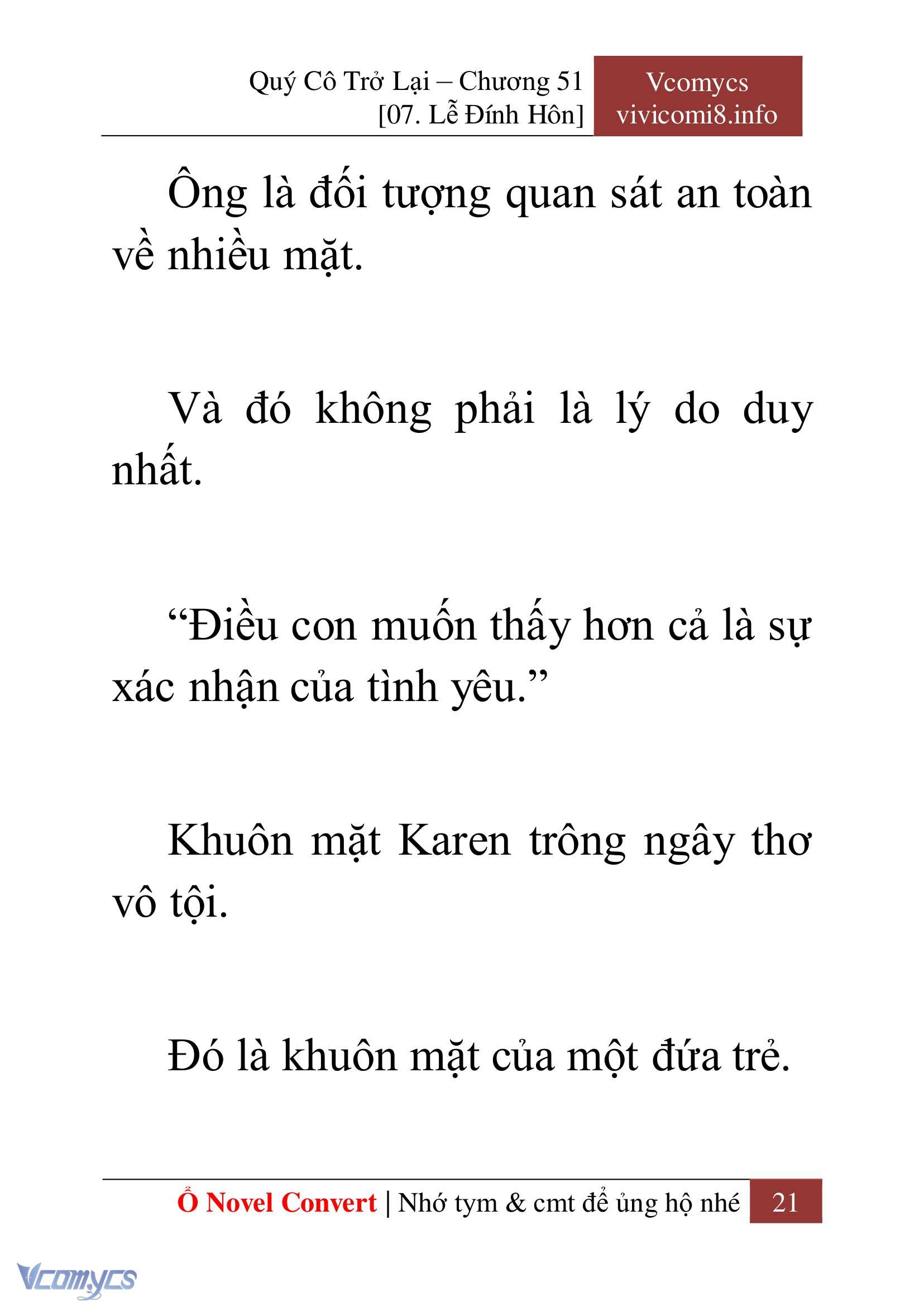 [Novel] Quý Cô Trở Lại Chapter 51 - Trang 24