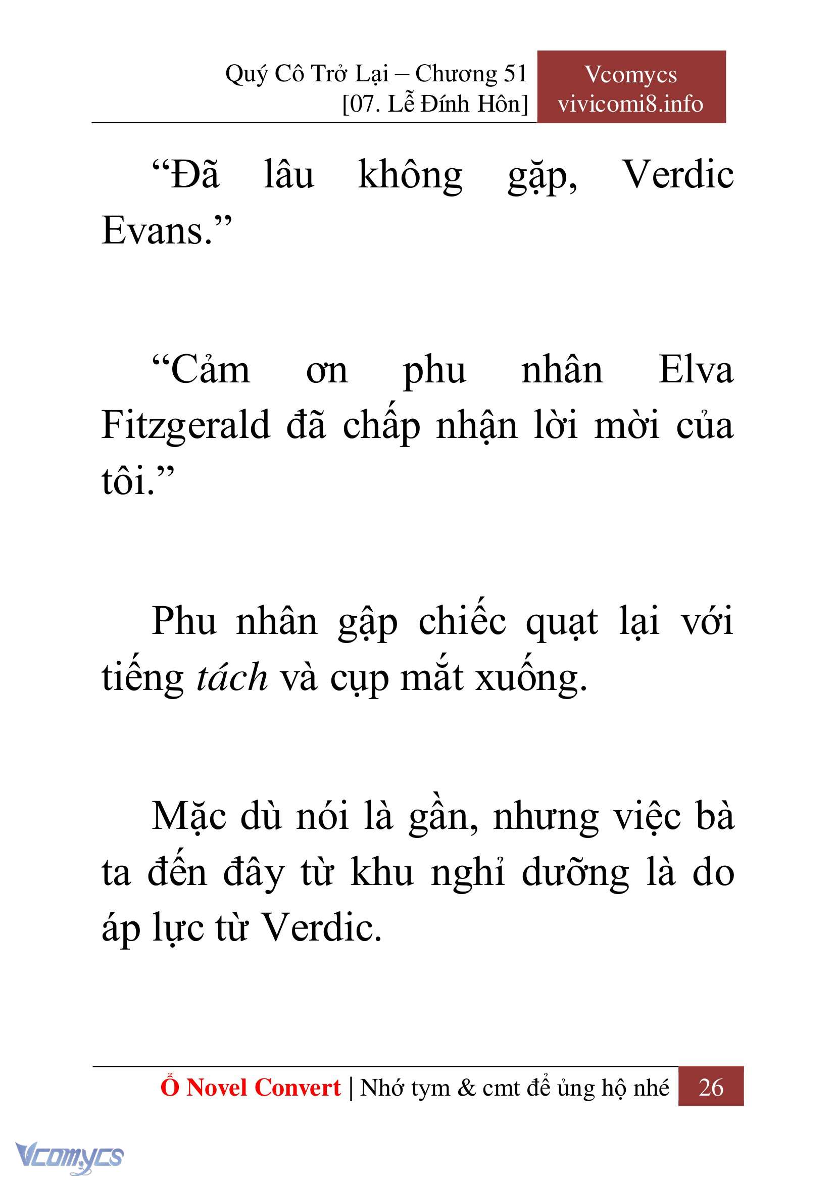 [Novel] Quý Cô Trở Lại Chapter 51 - Trang 29
