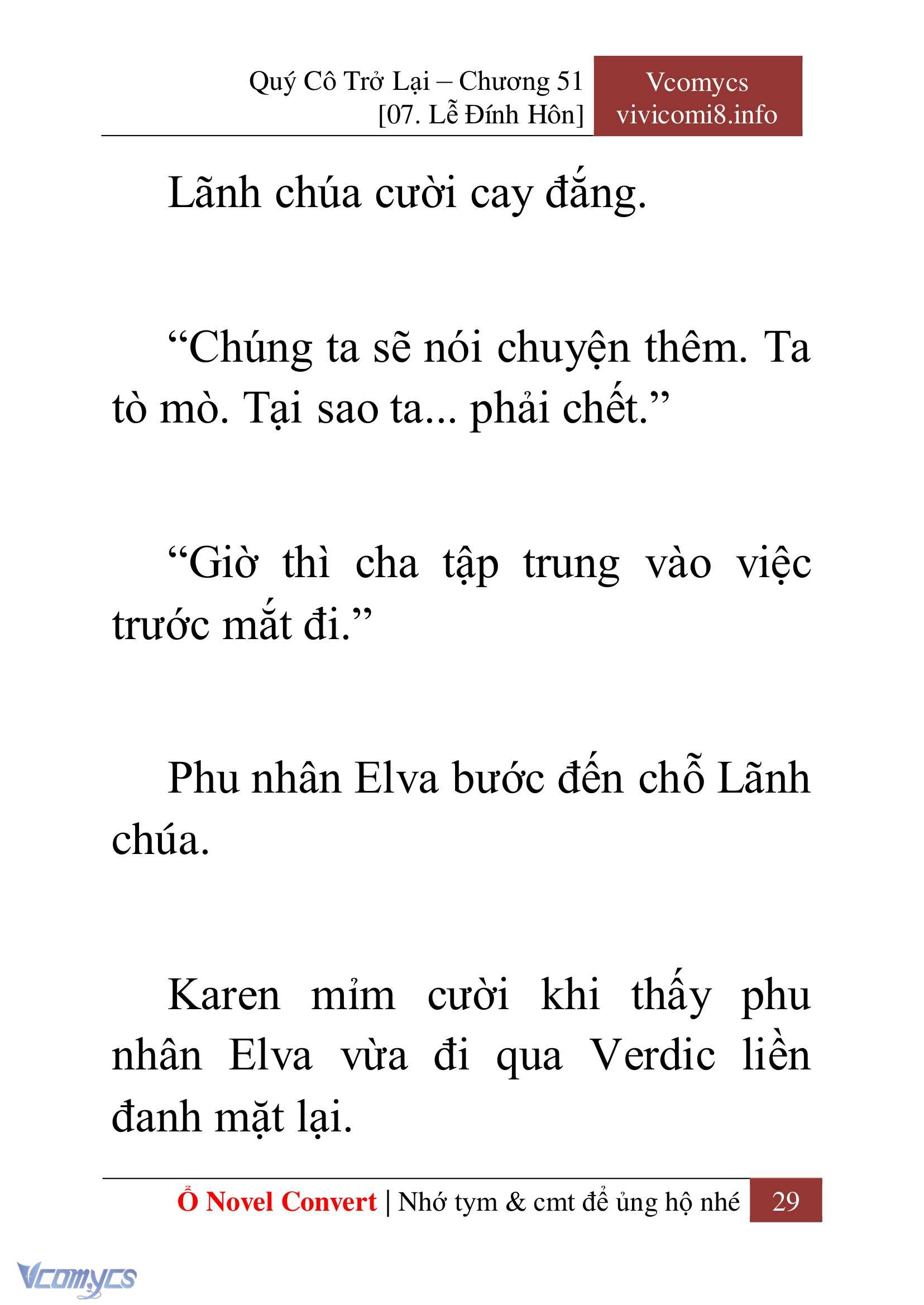 [Novel] Quý Cô Trở Lại Chapter 51 - Trang 32