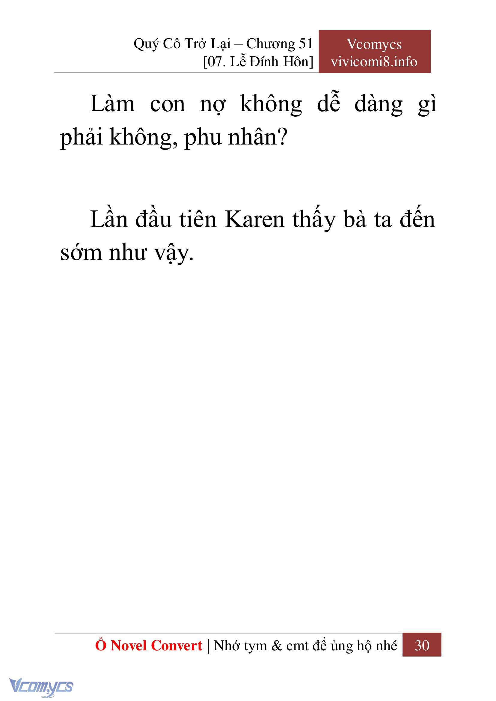 [Novel] Quý Cô Trở Lại Chapter 51 - Trang 33