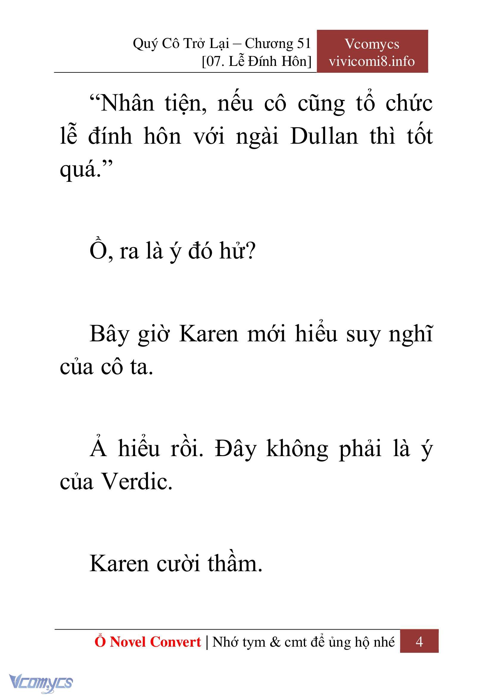 [Novel] Quý Cô Trở Lại Chapter 51 - Trang 7