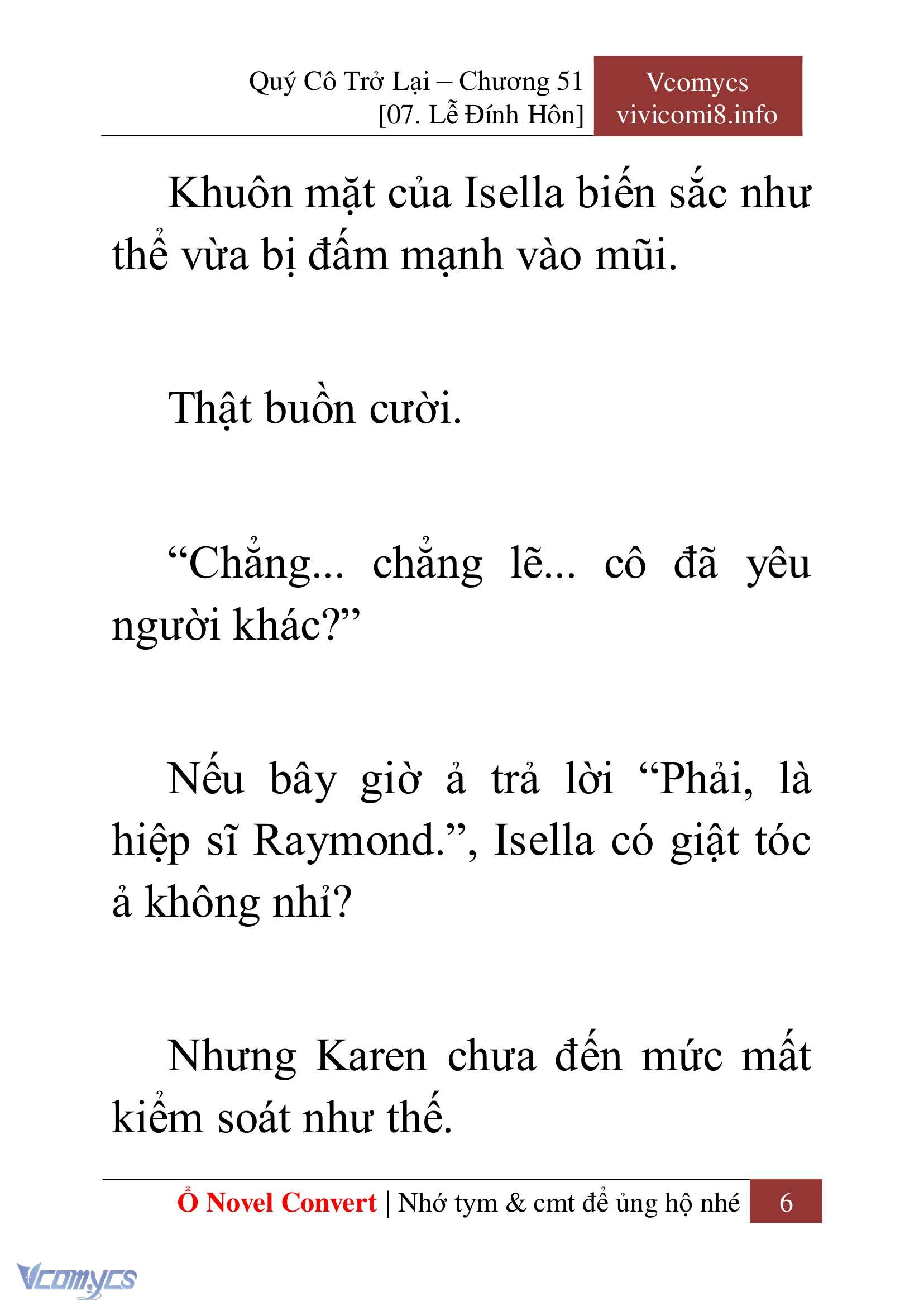[Novel] Quý Cô Trở Lại Chapter 51 - Trang 9