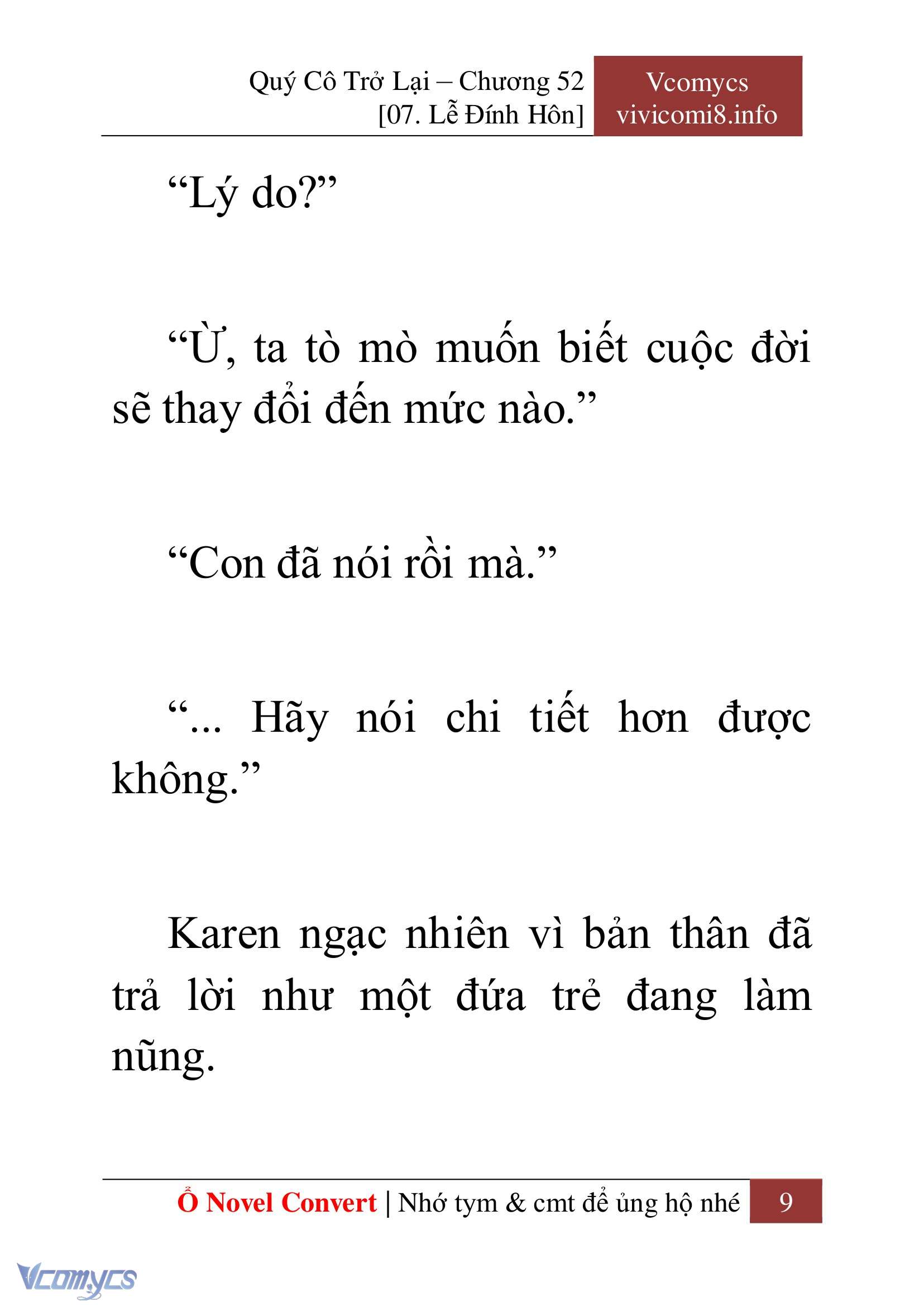 [Novel] Quý Cô Trở Lại Chapter 52 - Trang 12