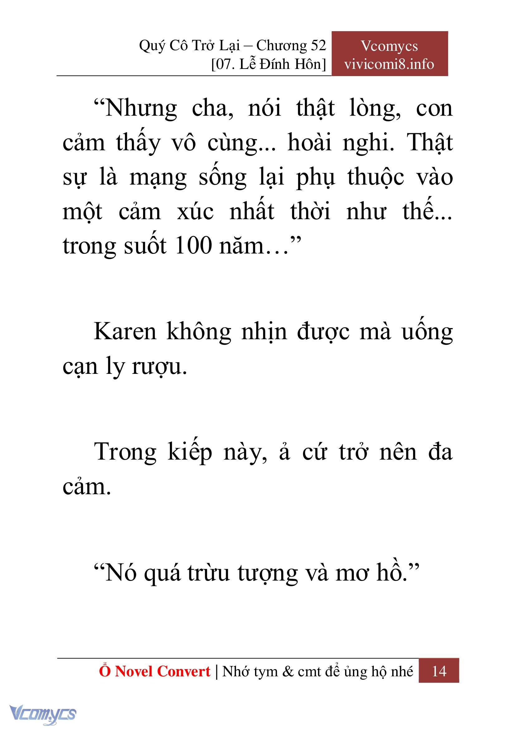 [Novel] Quý Cô Trở Lại Chapter 52 - Trang 17