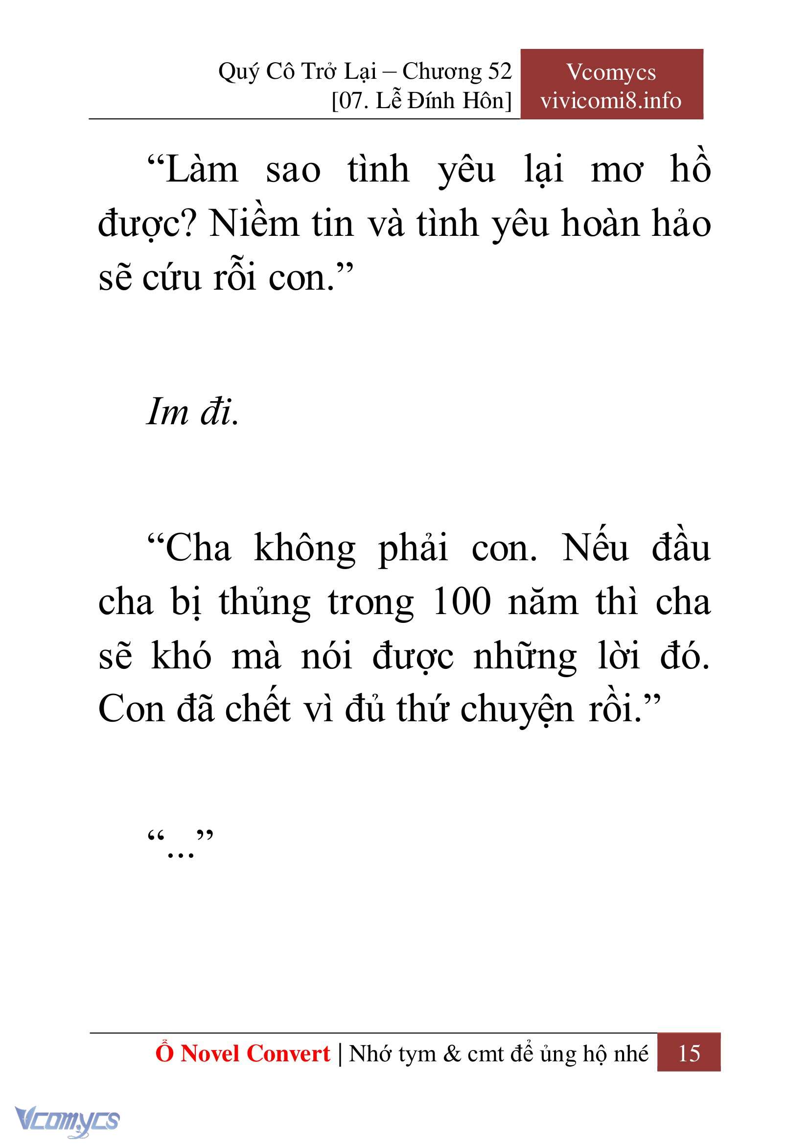 [Novel] Quý Cô Trở Lại Chapter 52 - Trang 18