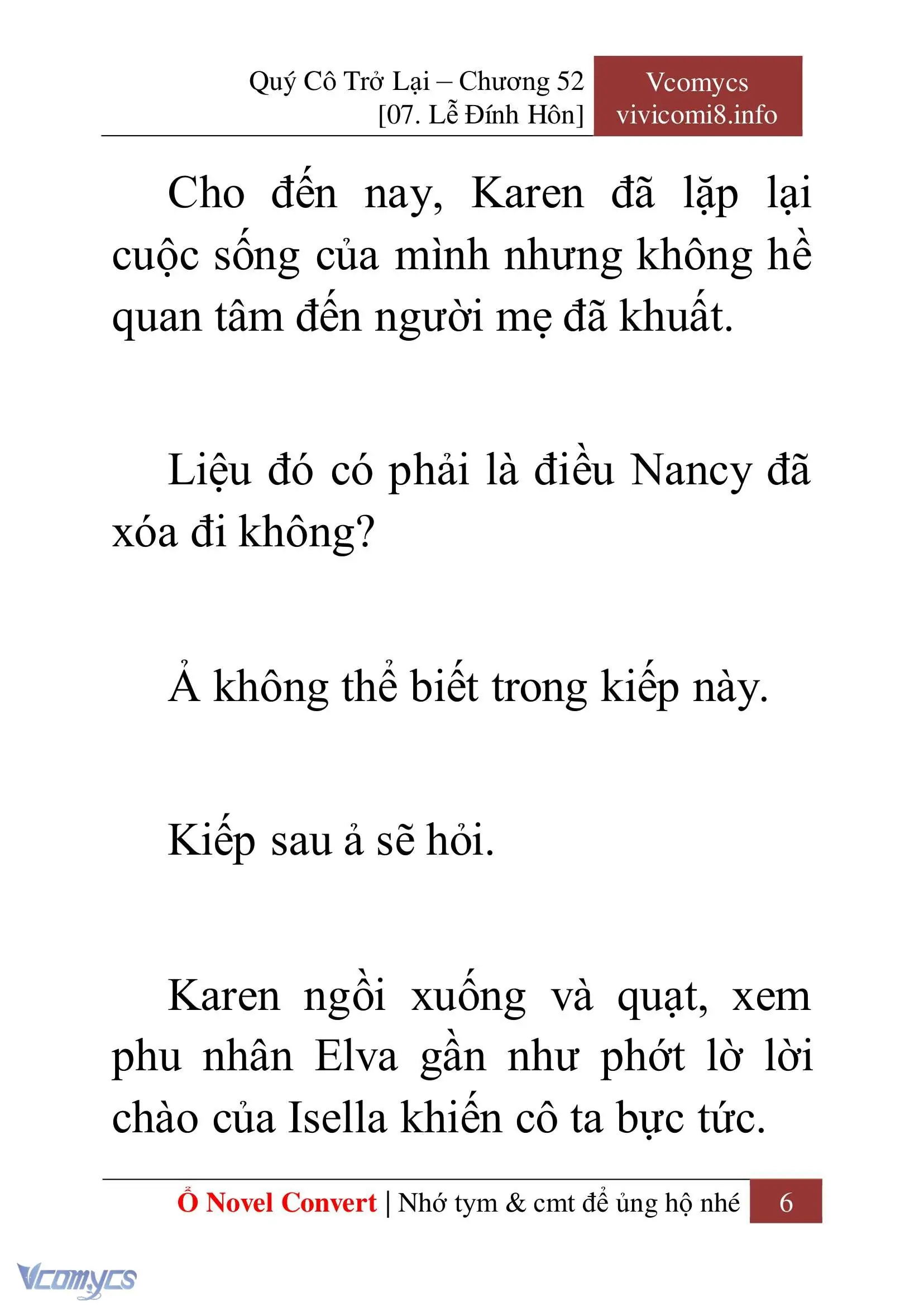 [Novel] Quý Cô Trở Lại Chapter 52 - Trang 9