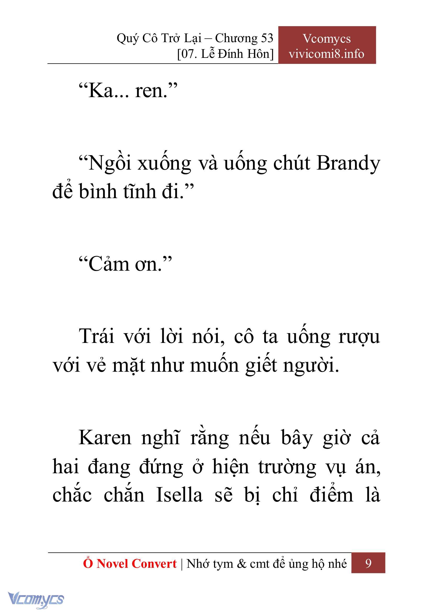 [Novel] Quý Cô Trở Lại Chapter 53 - Trang 12