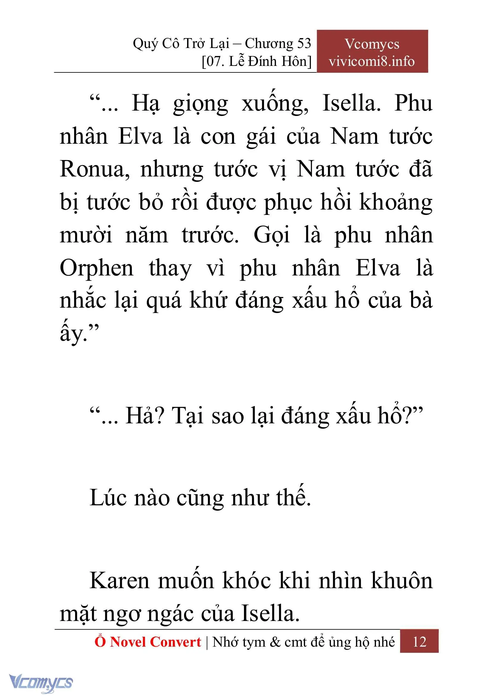 [Novel] Quý Cô Trở Lại Chapter 53 - Trang 15