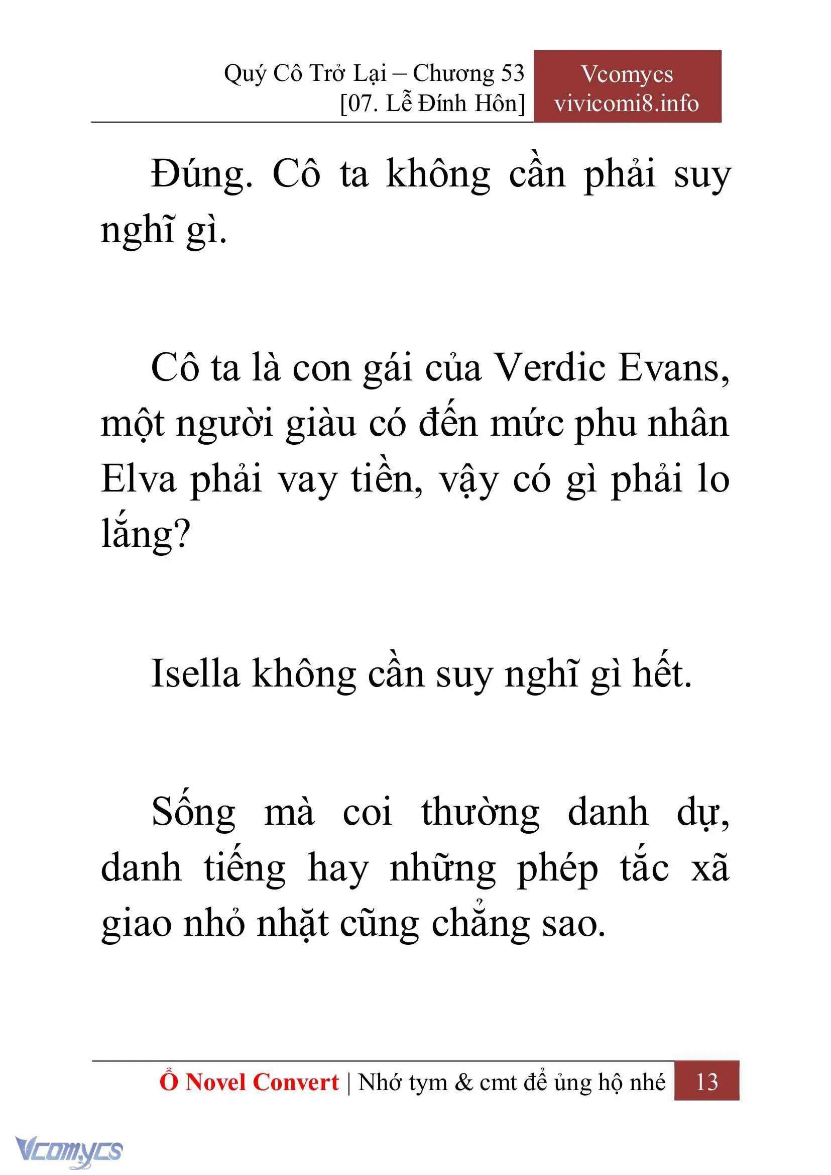 [Novel] Quý Cô Trở Lại Chapter 53 - Trang 16