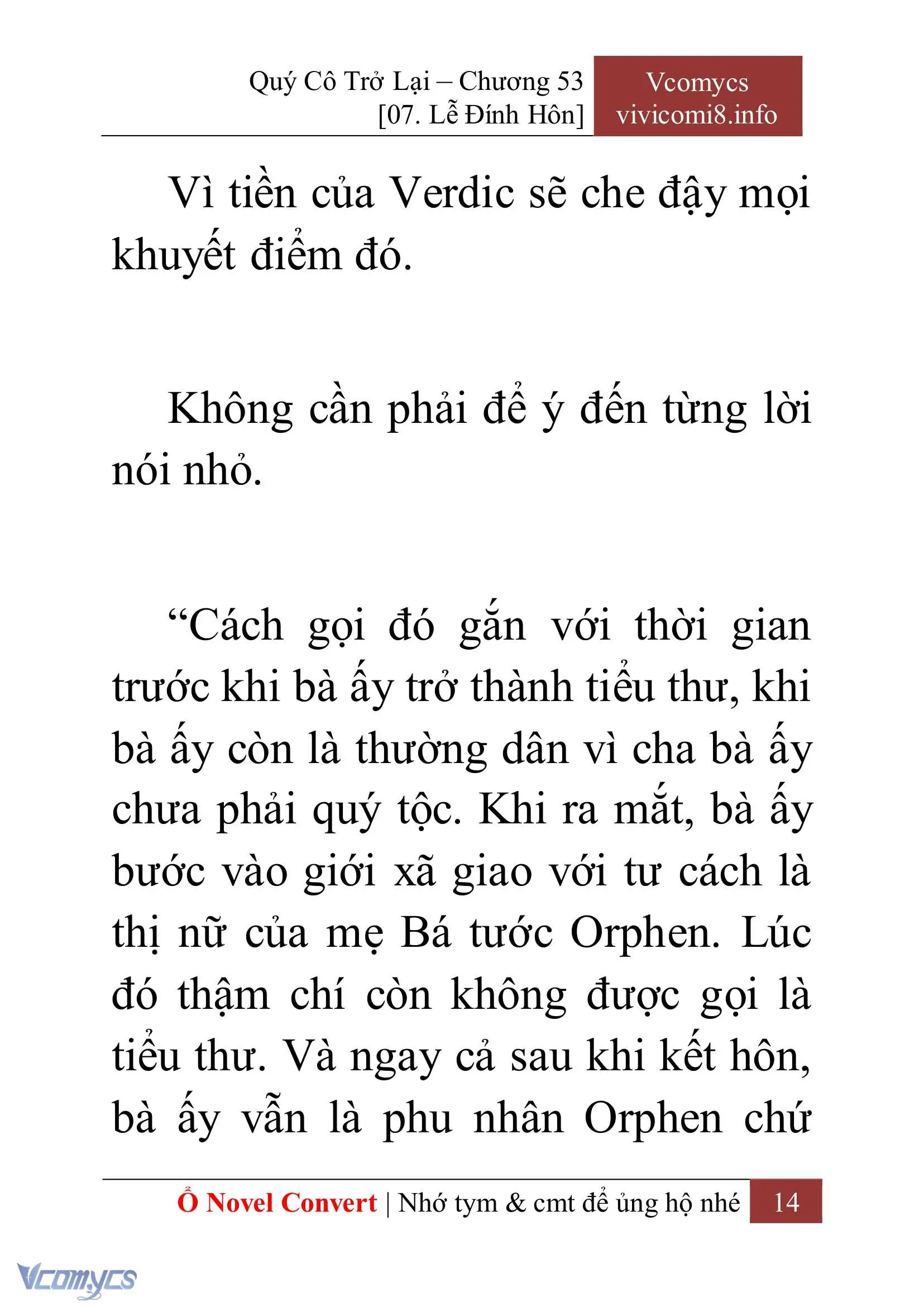[Novel] Quý Cô Trở Lại Chapter 53 - Trang 17