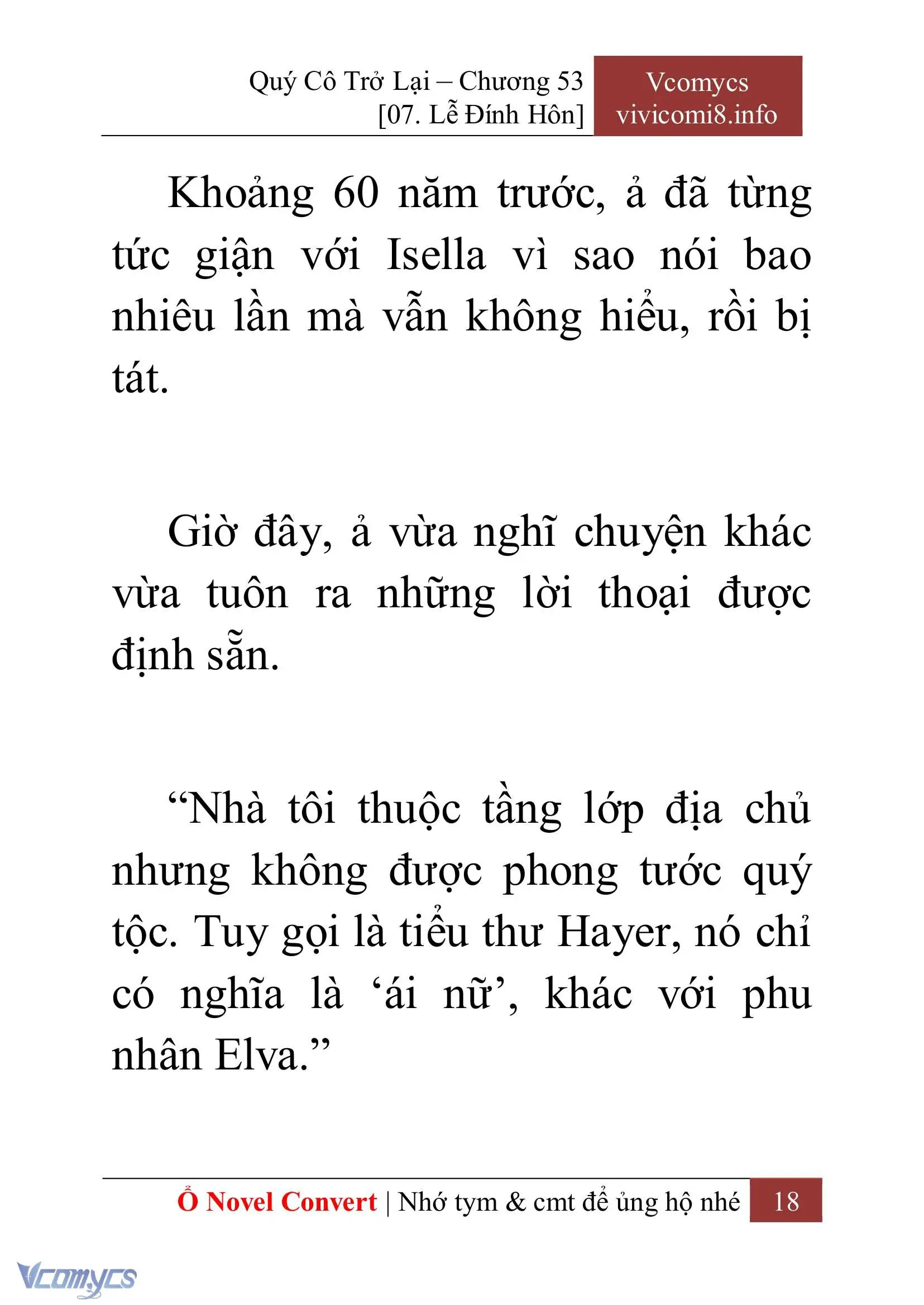 [Novel] Quý Cô Trở Lại Chapter 53 - Trang 21