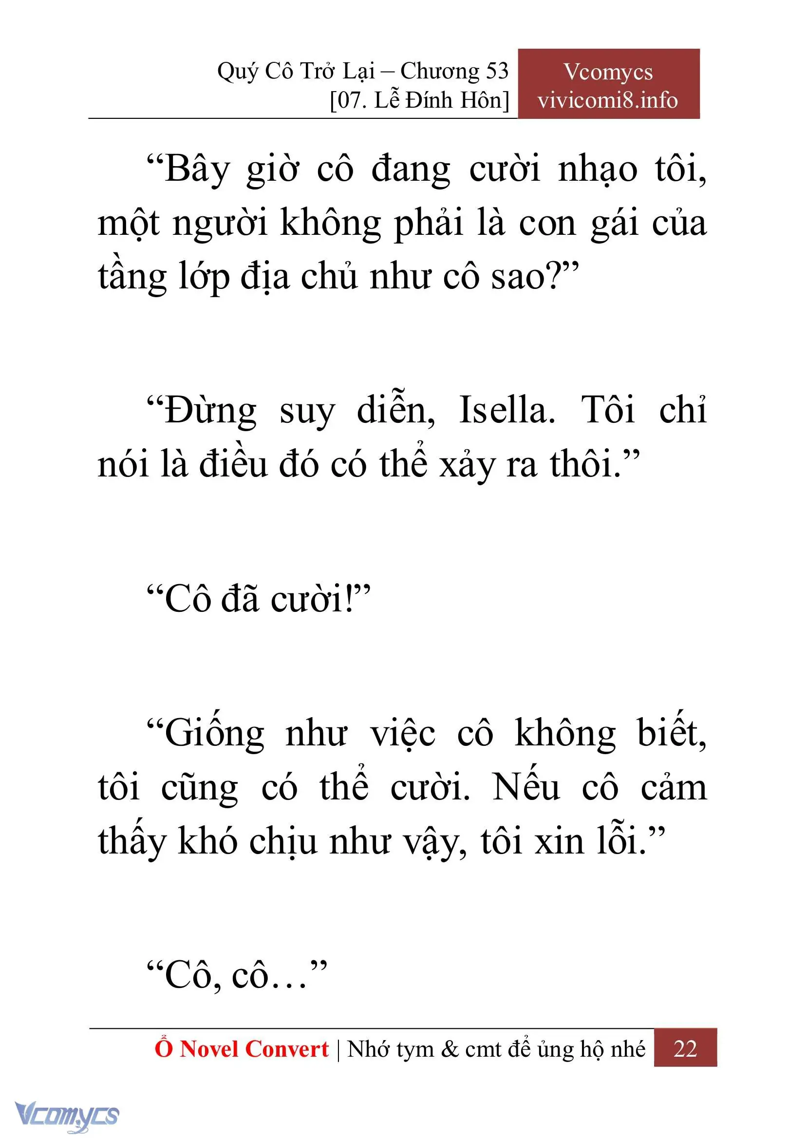 [Novel] Quý Cô Trở Lại Chapter 53 - Trang 25