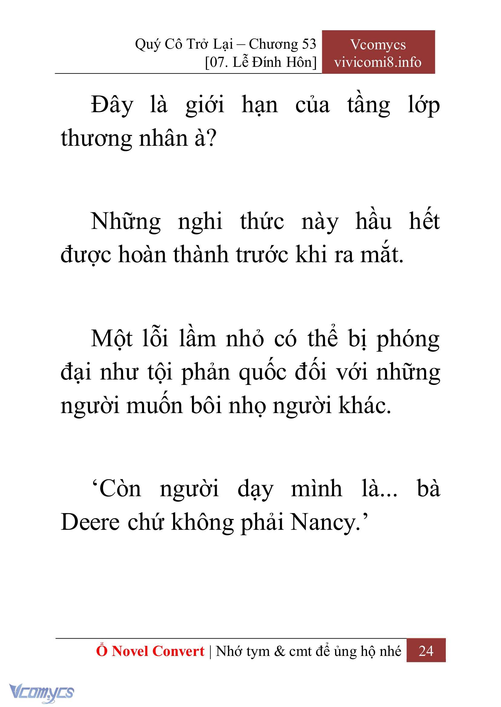 [Novel] Quý Cô Trở Lại Chapter 53 - Trang 27