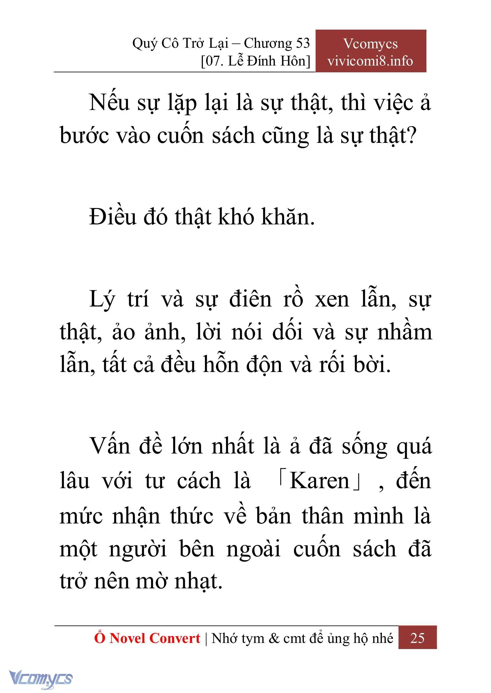 [Novel] Quý Cô Trở Lại Chapter 53 - Trang 28