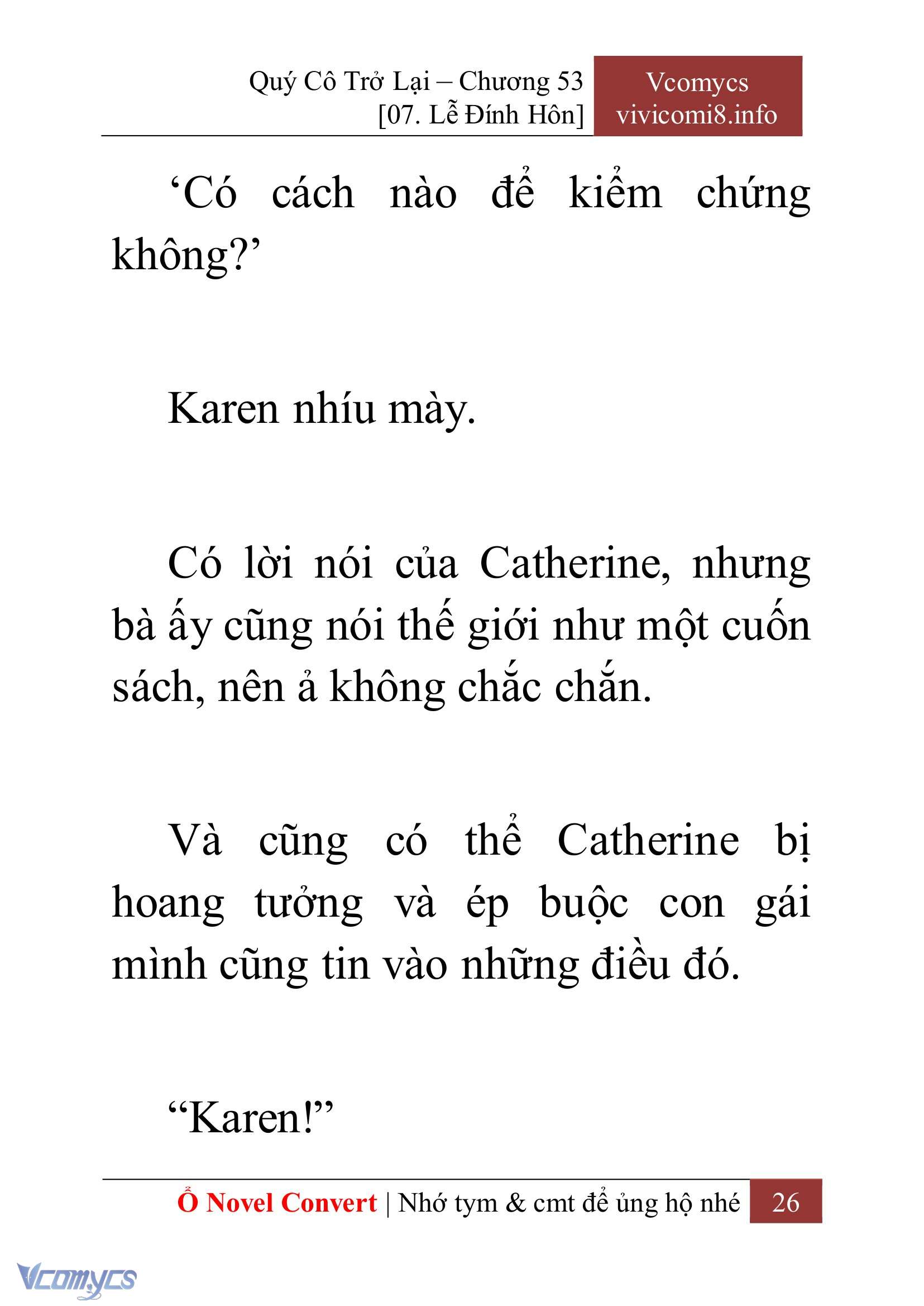 [Novel] Quý Cô Trở Lại Chapter 53 - Trang 29