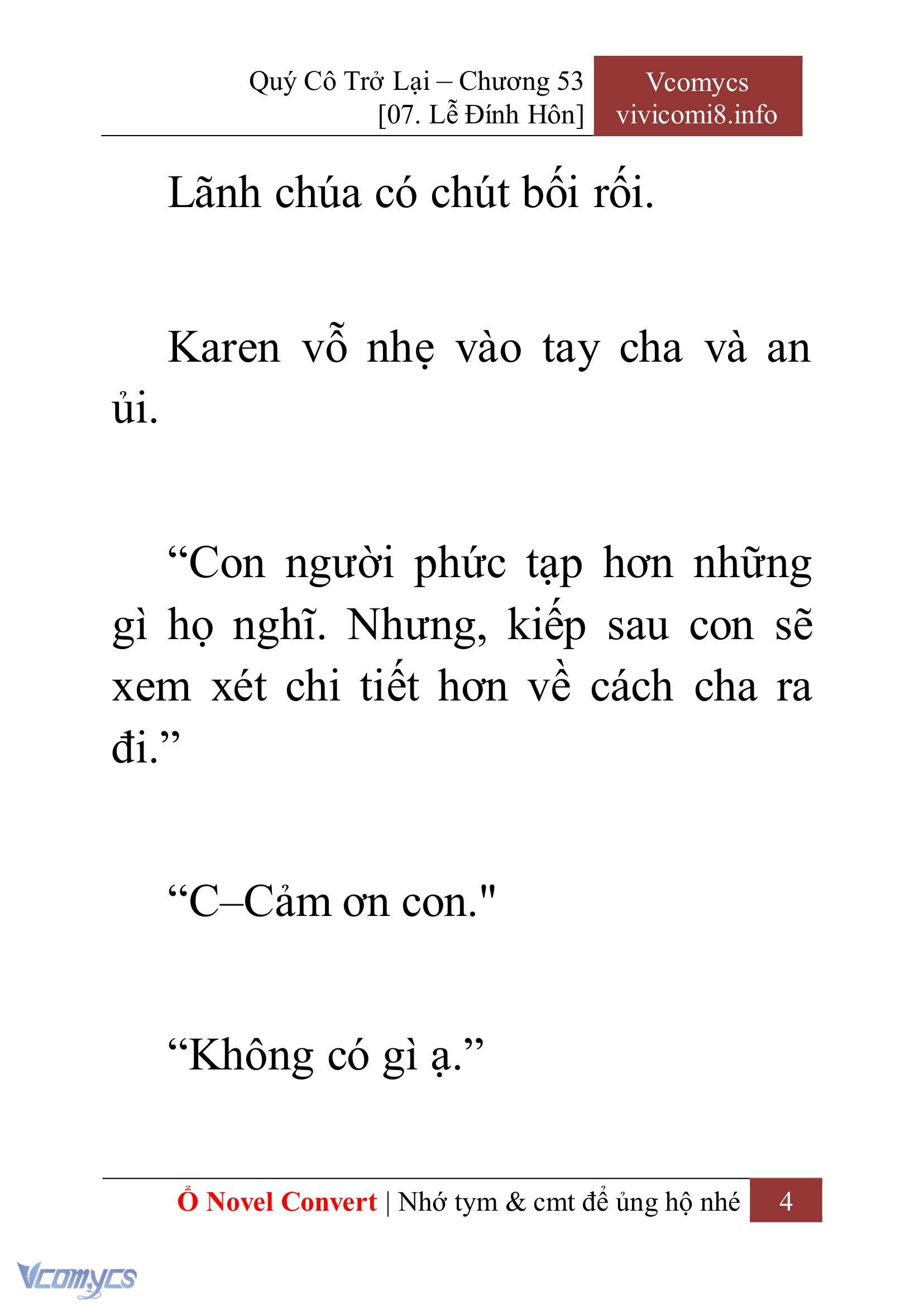 [Novel] Quý Cô Trở Lại Chapter 53 - Trang 7
