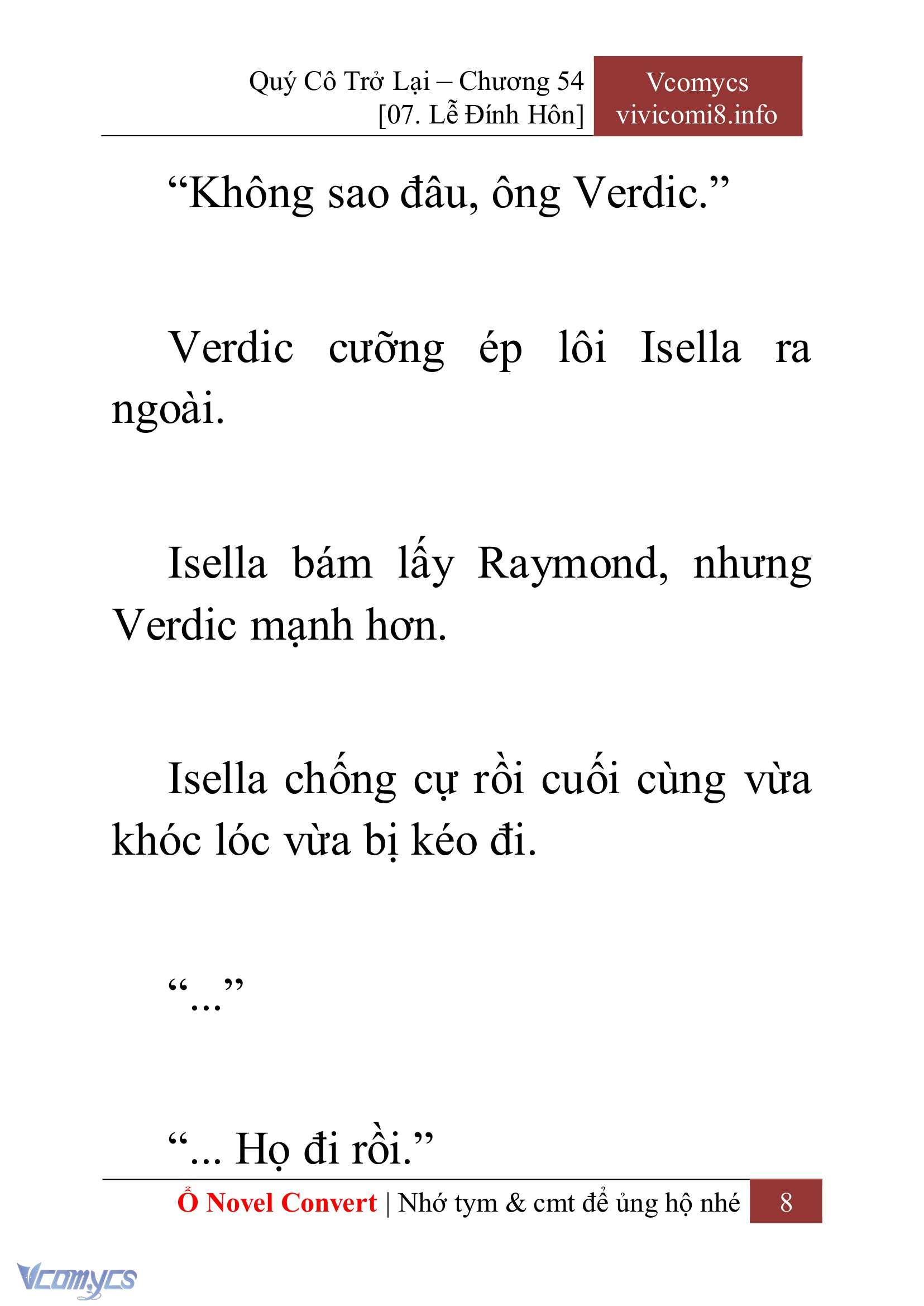 [Novel] Quý Cô Trở Lại Chapter 54 - Trang 11
