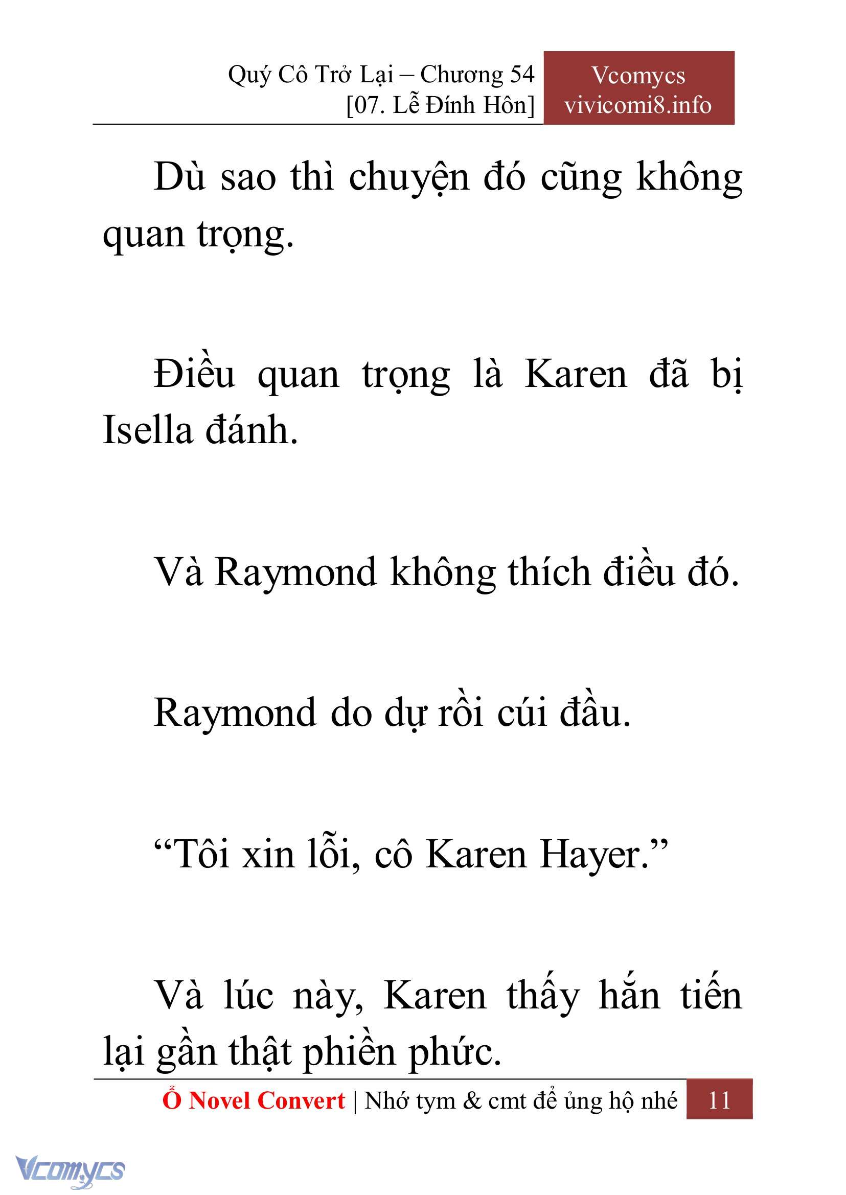 [Novel] Quý Cô Trở Lại Chapter 54 - Trang 14