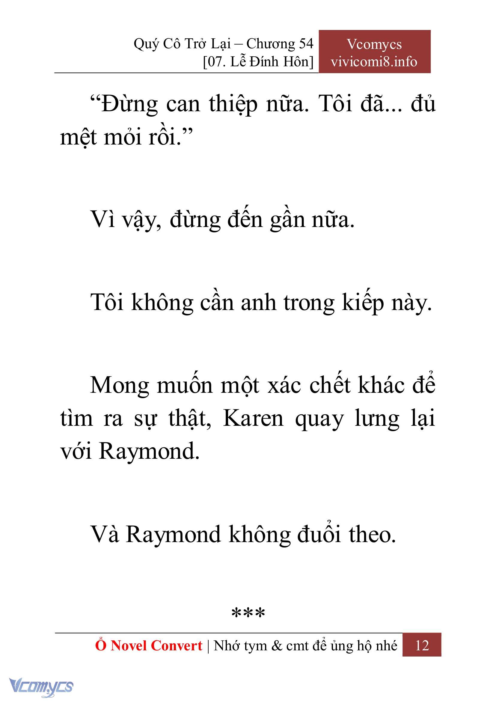 [Novel] Quý Cô Trở Lại Chapter 54 - Trang 15