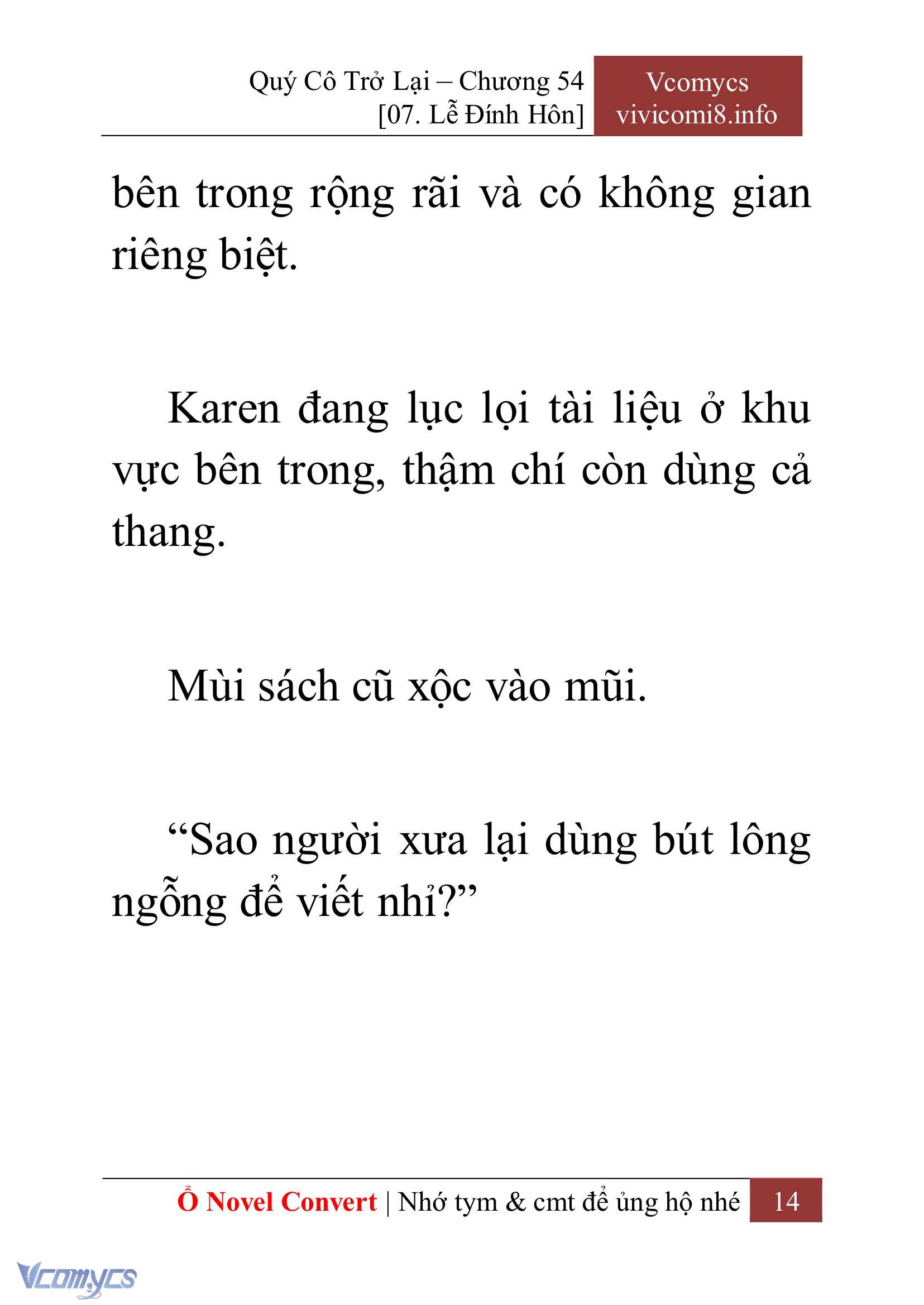 [Novel] Quý Cô Trở Lại Chapter 54 - Trang 17