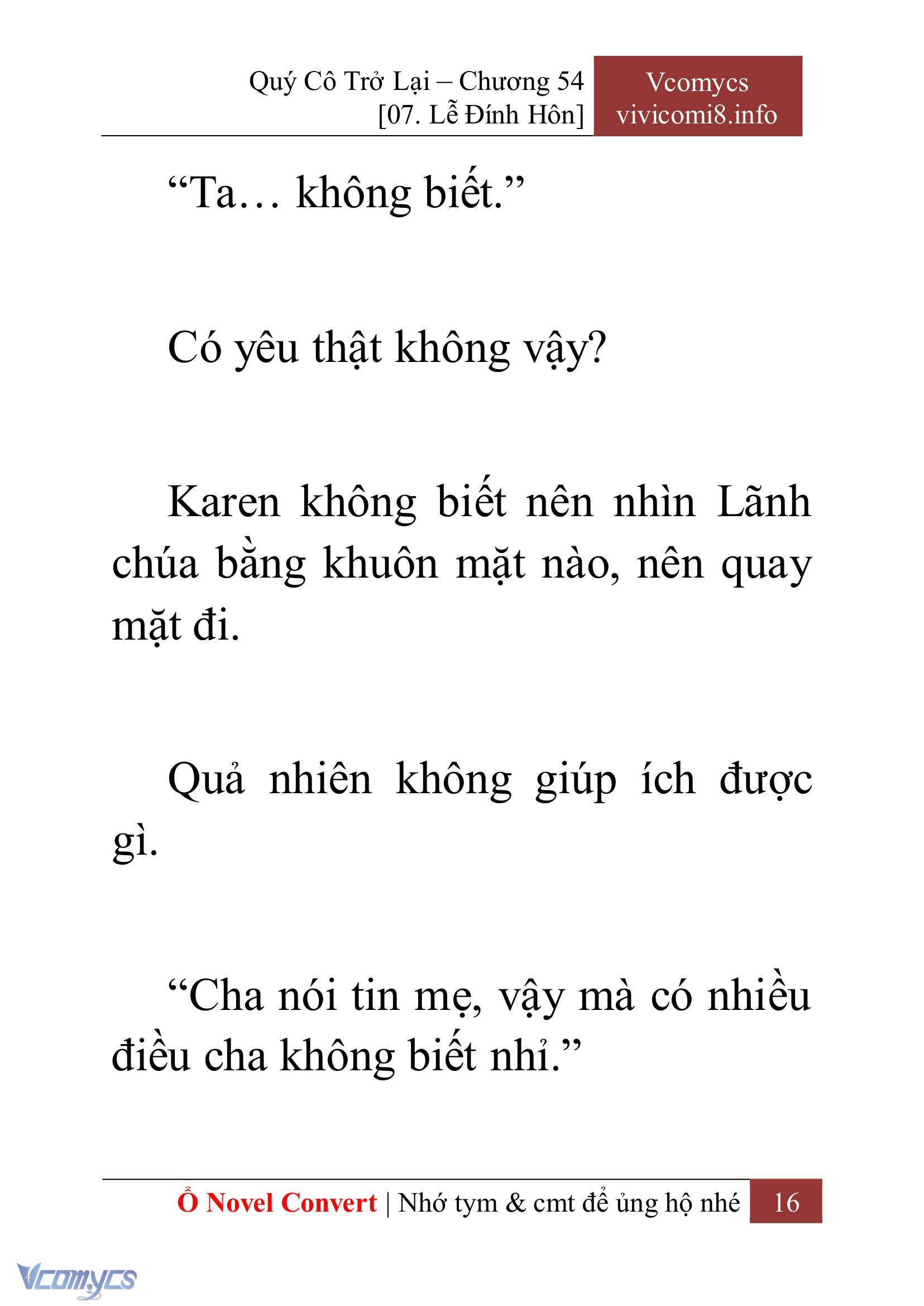 [Novel] Quý Cô Trở Lại Chapter 54 - Trang 19