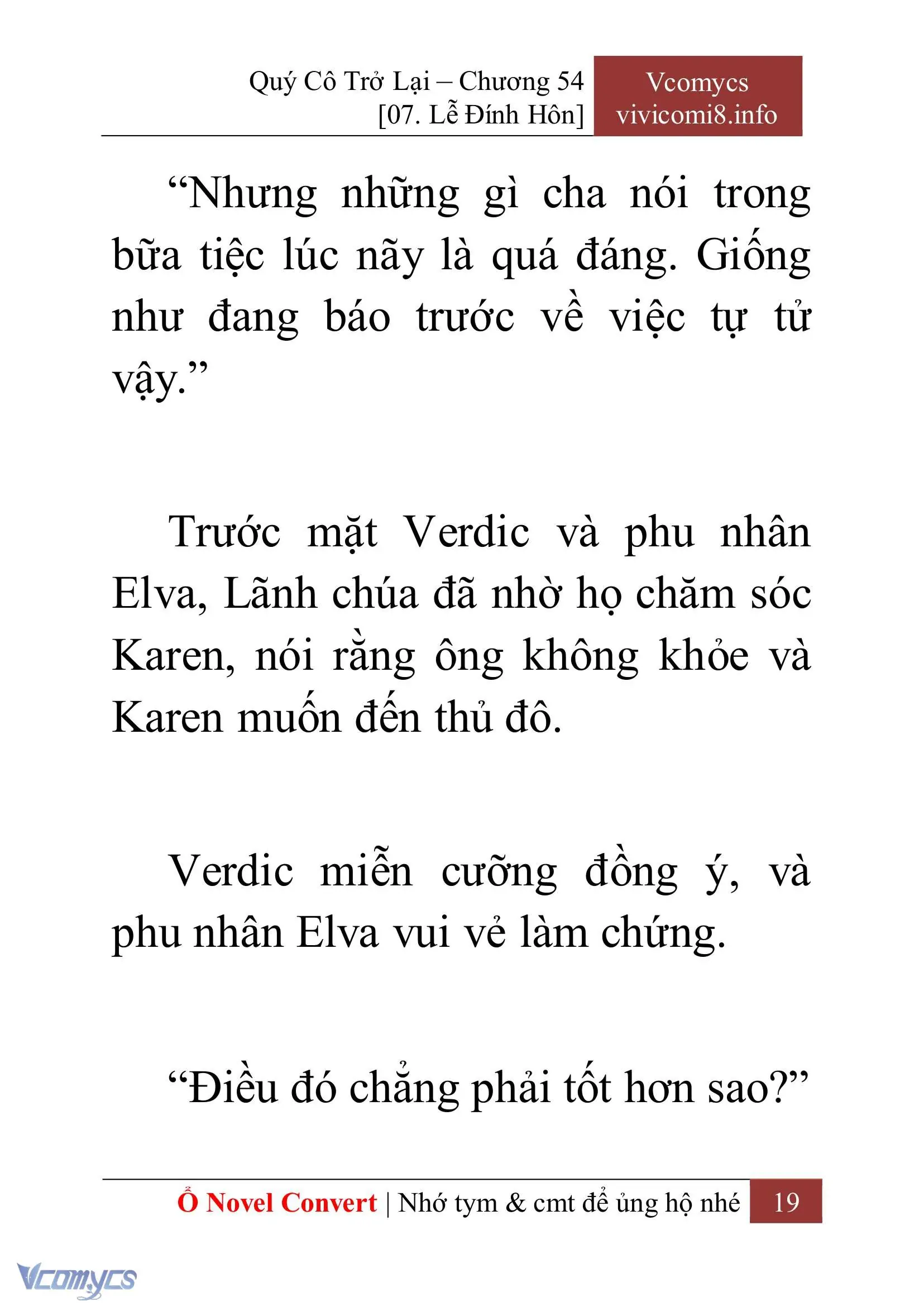 [Novel] Quý Cô Trở Lại Chapter 54 - Trang 22