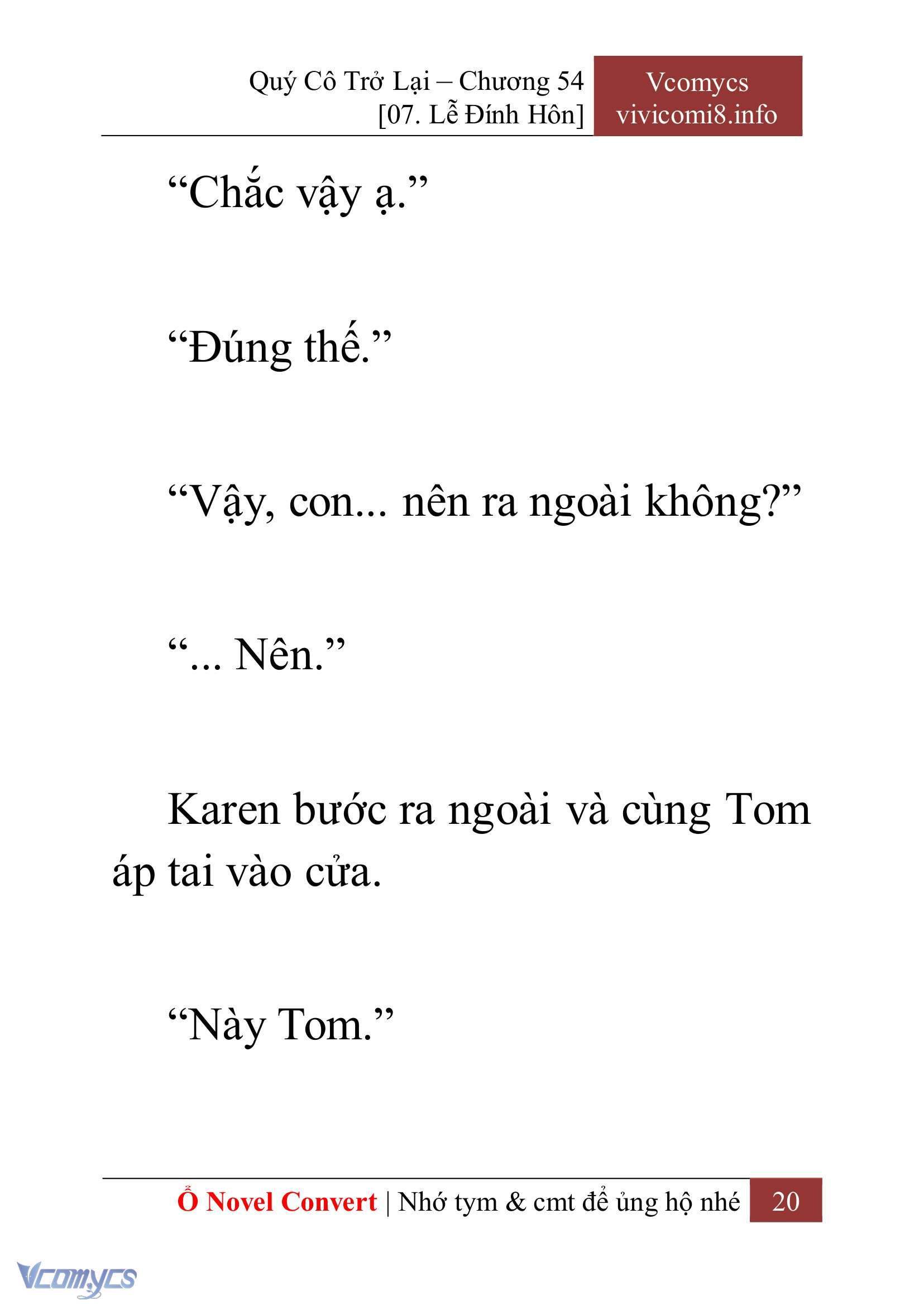[Novel] Quý Cô Trở Lại Chapter 54 - Trang 23
