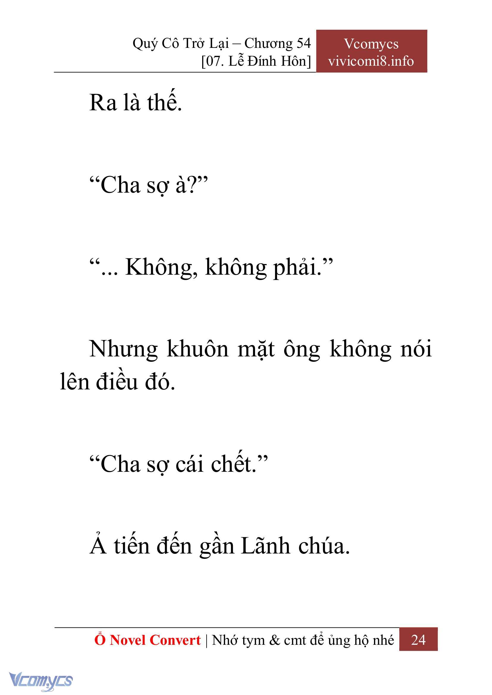 [Novel] Quý Cô Trở Lại Chapter 54 - Trang 27