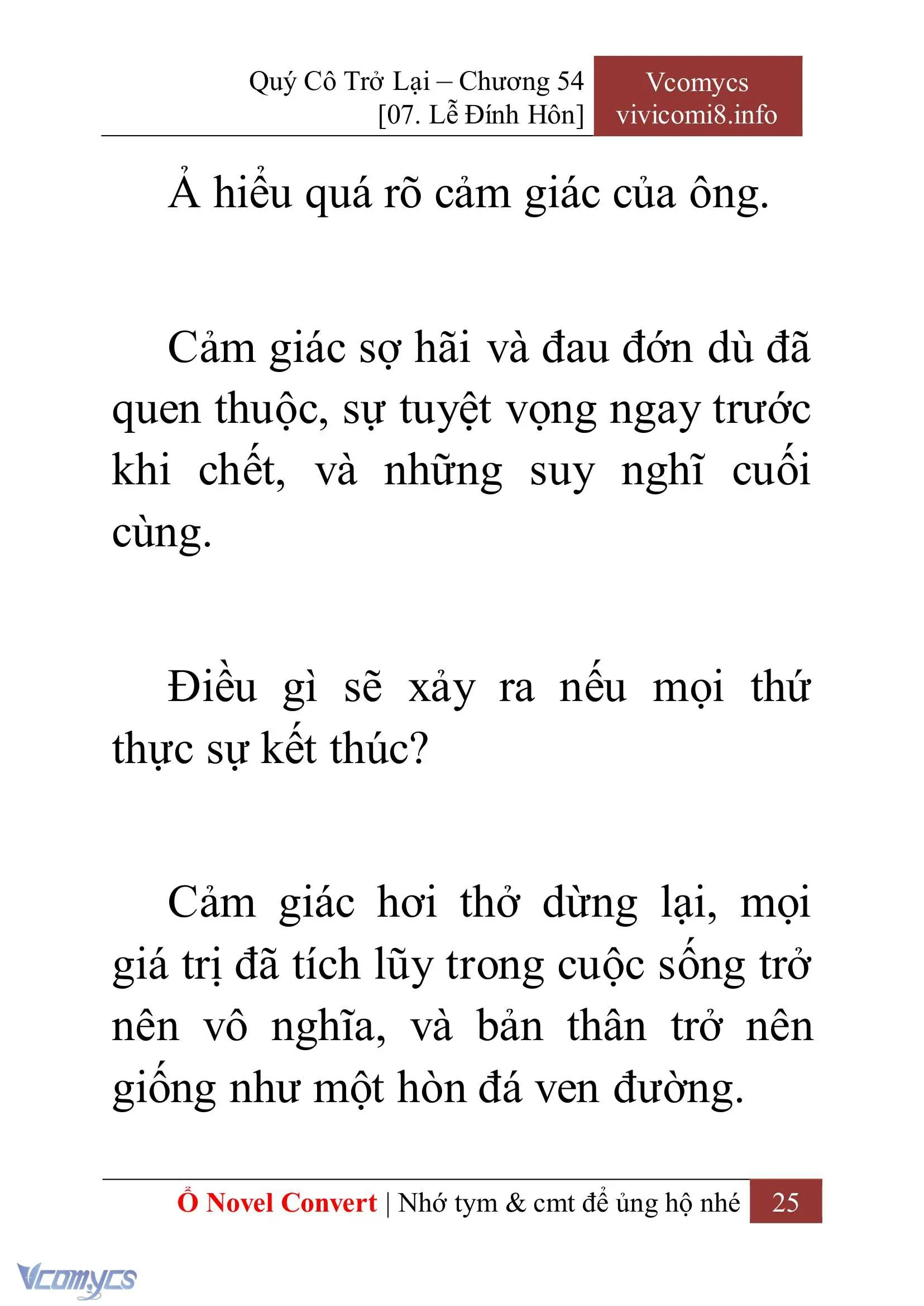 [Novel] Quý Cô Trở Lại Chapter 54 - Trang 28