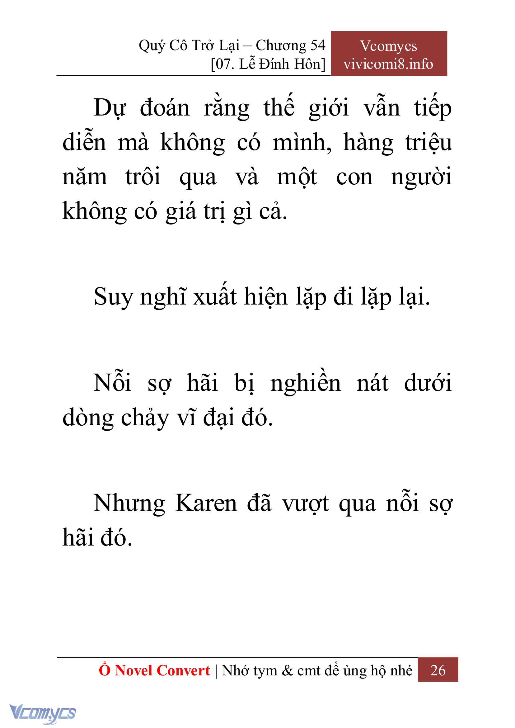 [Novel] Quý Cô Trở Lại Chapter 54 - Trang 29