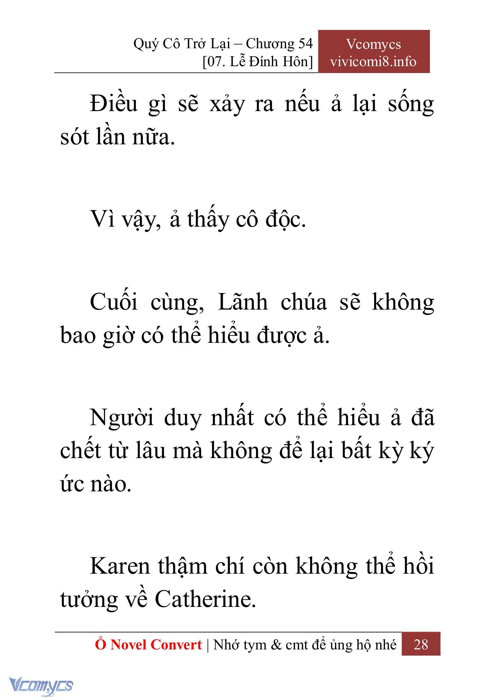 [Novel] Quý Cô Trở Lại Chapter 54 - Trang 31