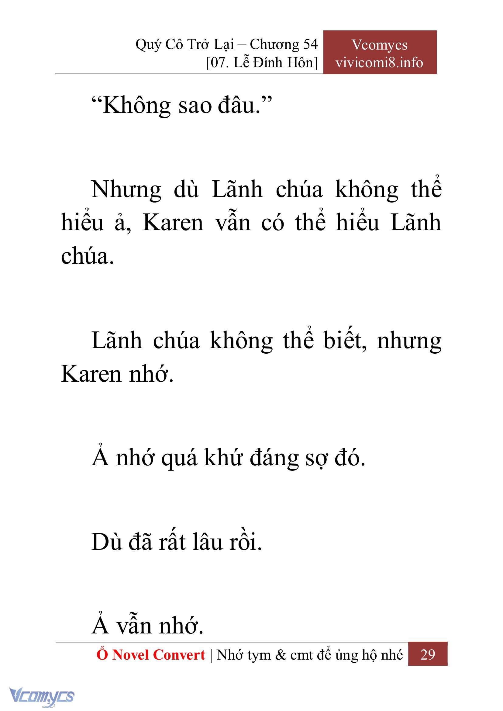 [Novel] Quý Cô Trở Lại Chapter 54 - Trang 32