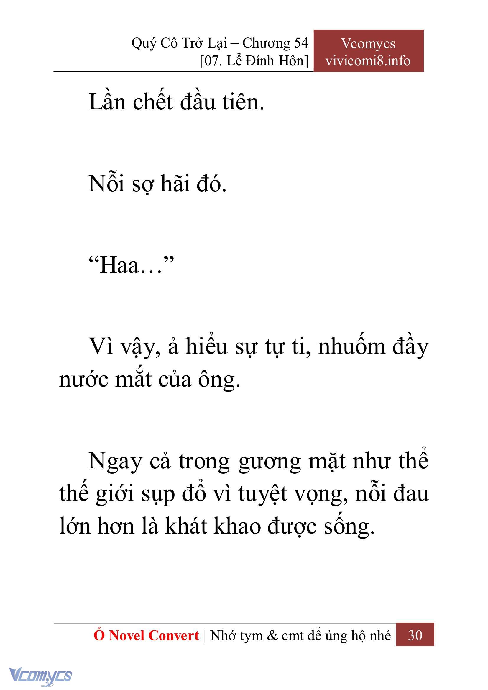 [Novel] Quý Cô Trở Lại Chapter 54 - Trang 33