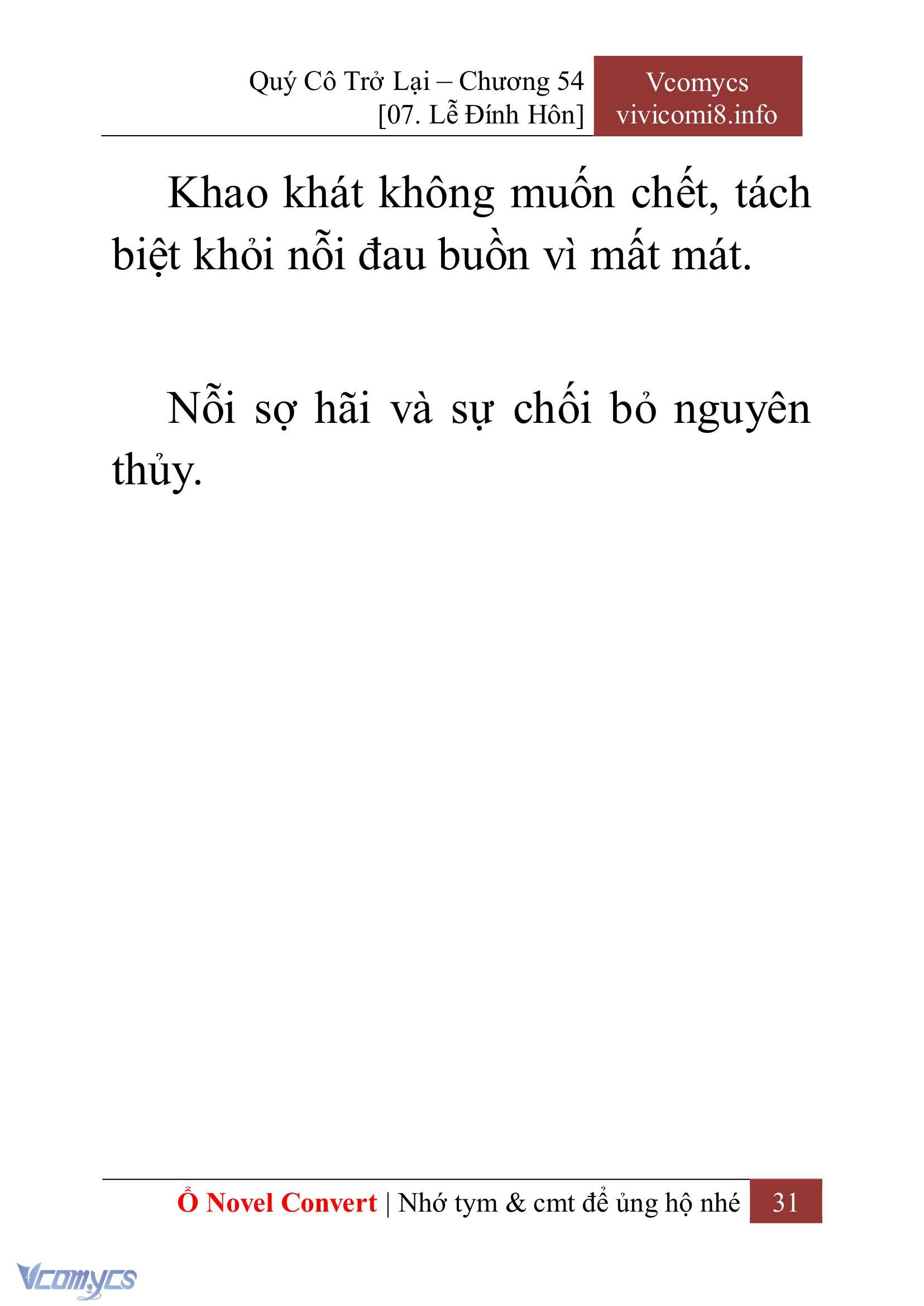 [Novel] Quý Cô Trở Lại Chapter 54 - Trang 34