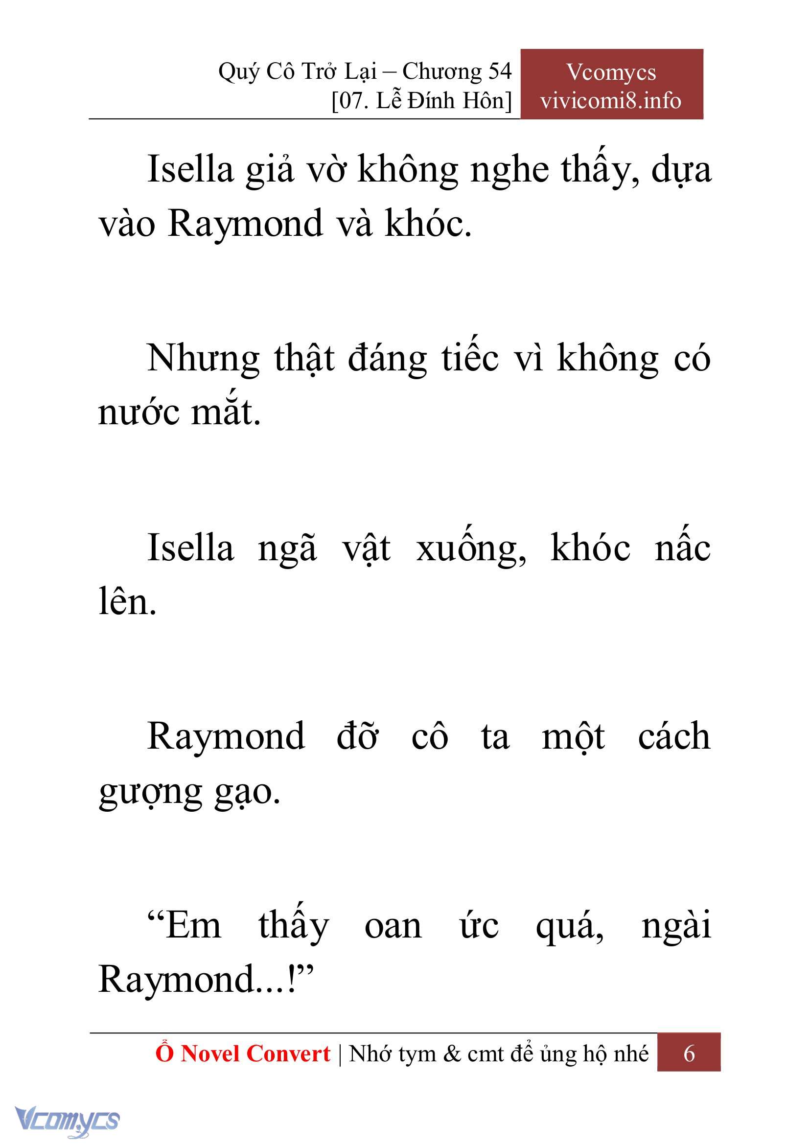 [Novel] Quý Cô Trở Lại Chapter 54 - Trang 9