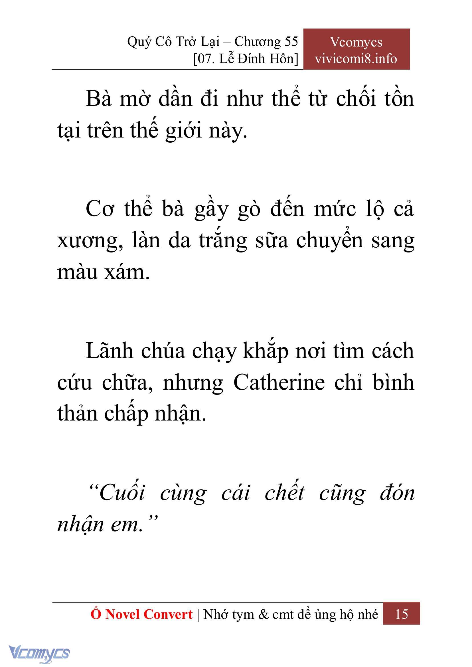 [Novel] Quý Cô Trở Lại Chapter 55 - Trang 18
